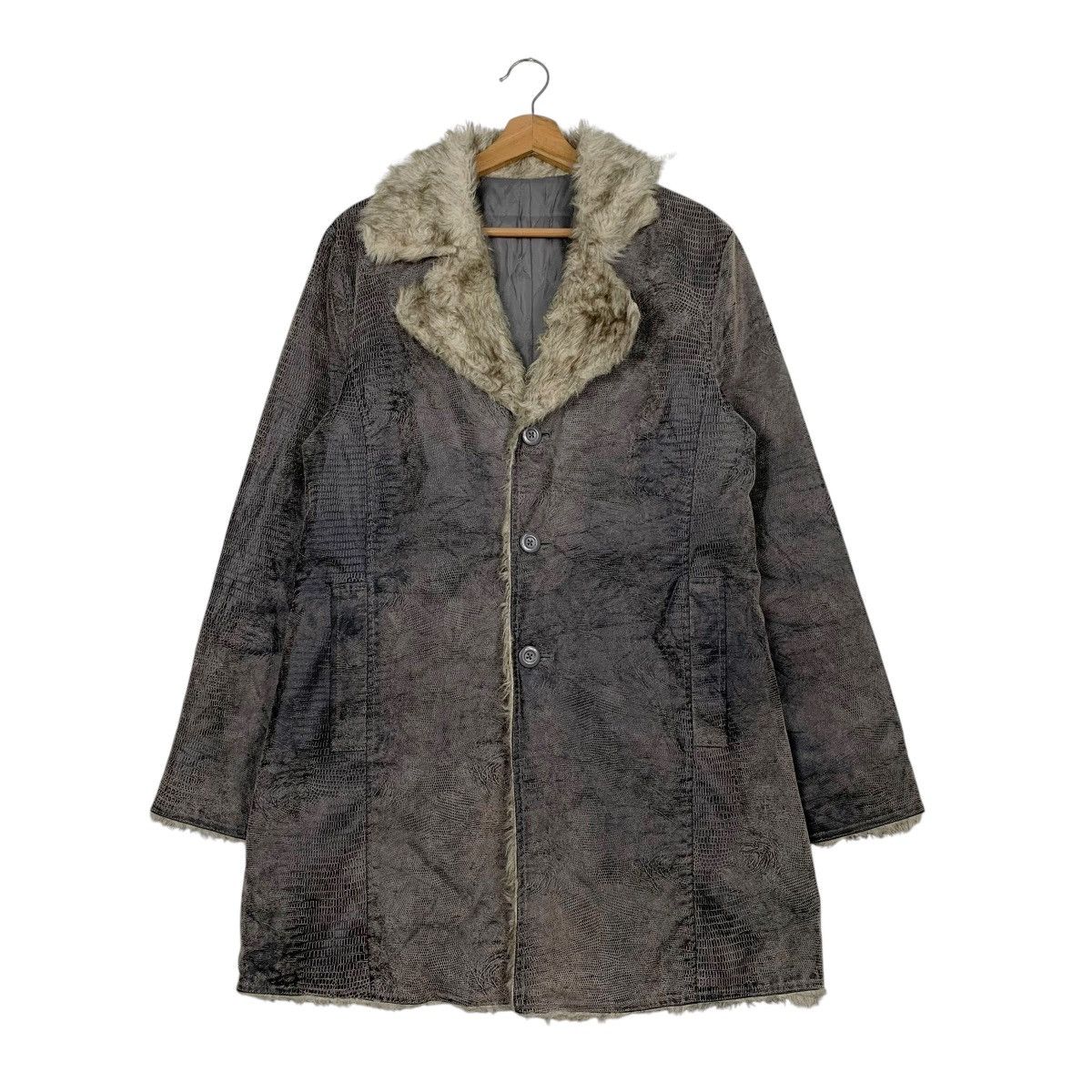 semanticdesign Semantic Design Shearling Coat Size US M / EU 48-50 / 2 - 1 Thumbnail