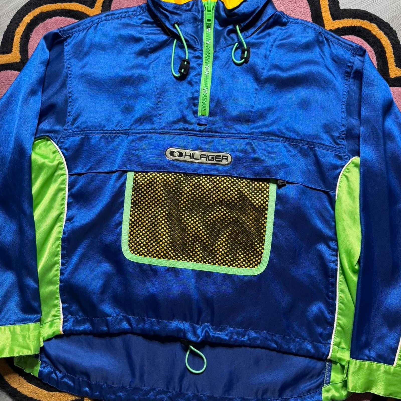 Tommy Hilfiger × Vintage Vintage 90’s Tommy Hilfiger 1/4 Zip Pullover Anorak Jacket Size US S / EU 44-46 / 1 - 2 Thumbnail