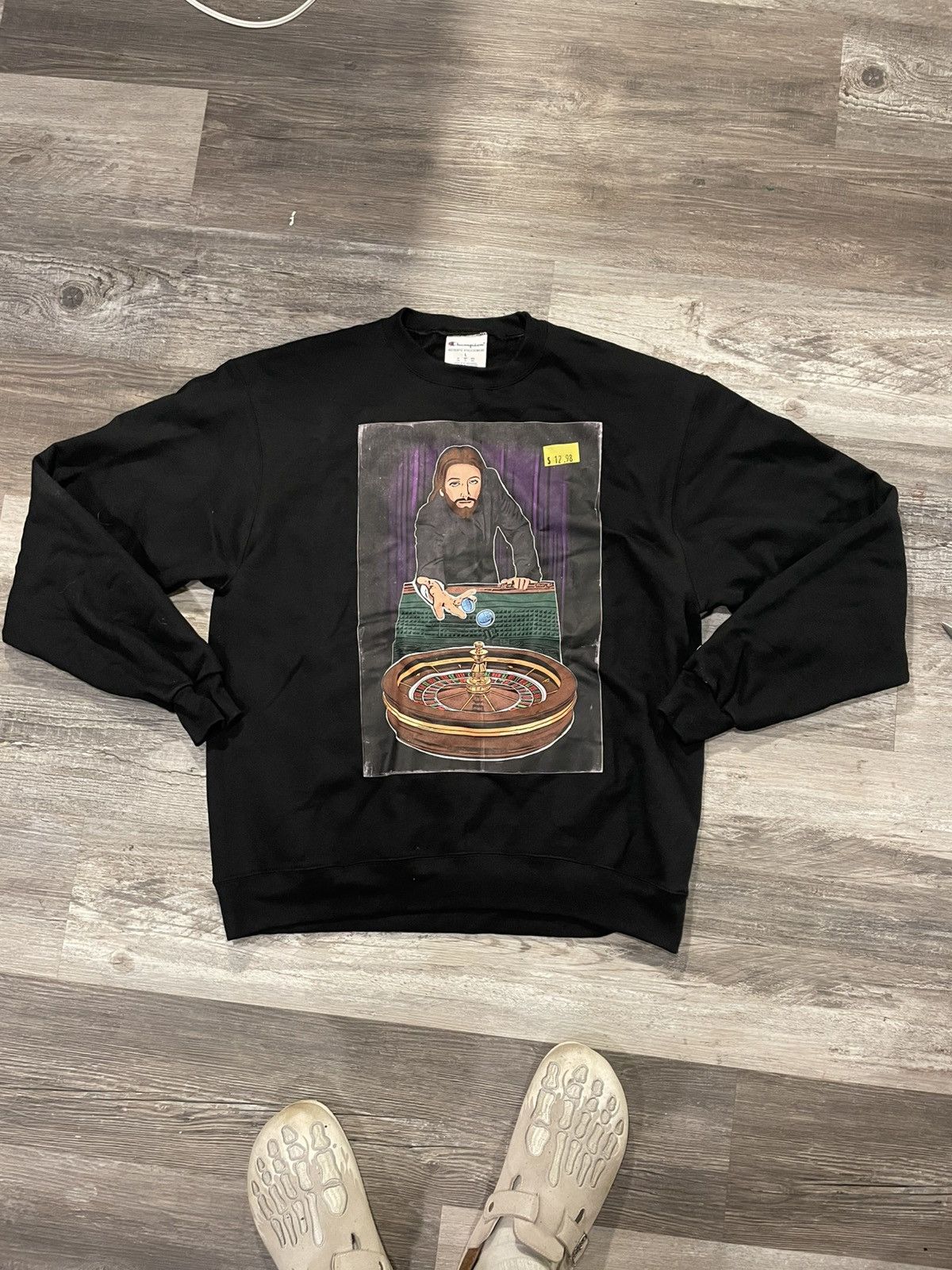 Vintage Perc Jesus Sweatshirt Large Size US L / EU 52-54 / 3 - 1 Thumbnail