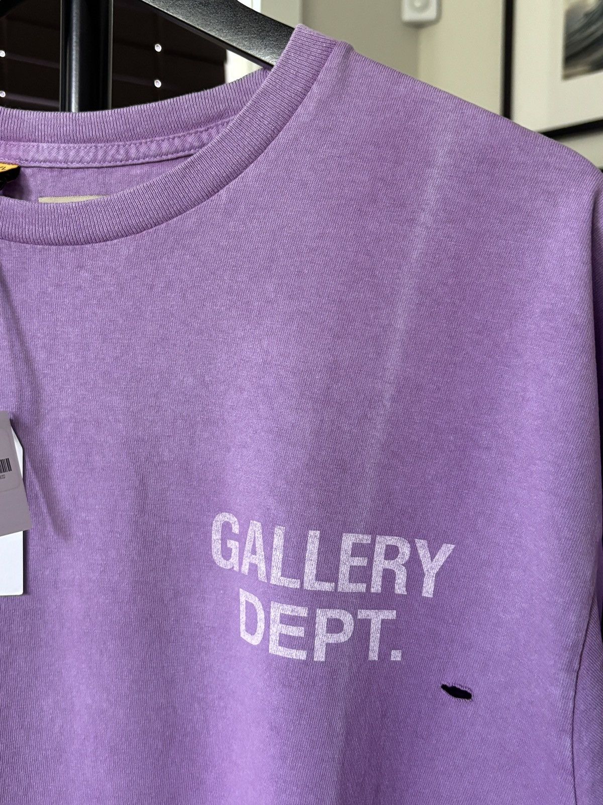 Gallery Dept. GALLERY DEPT - FADED PURPLE LOGO TEE Size US XXL / EU 58 / 5 - 6 Thumbnail