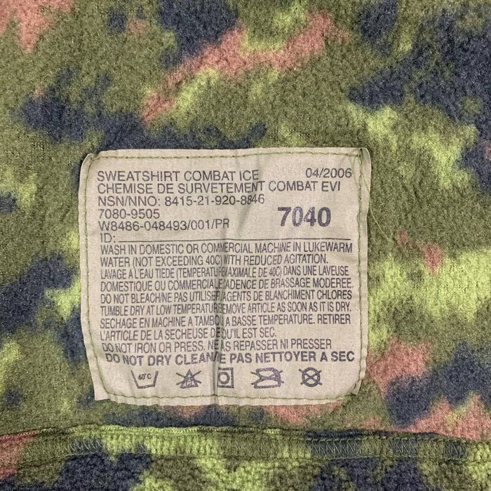 Military Camouflage Canadian Military Technical Fleece L Y2K | Grailed