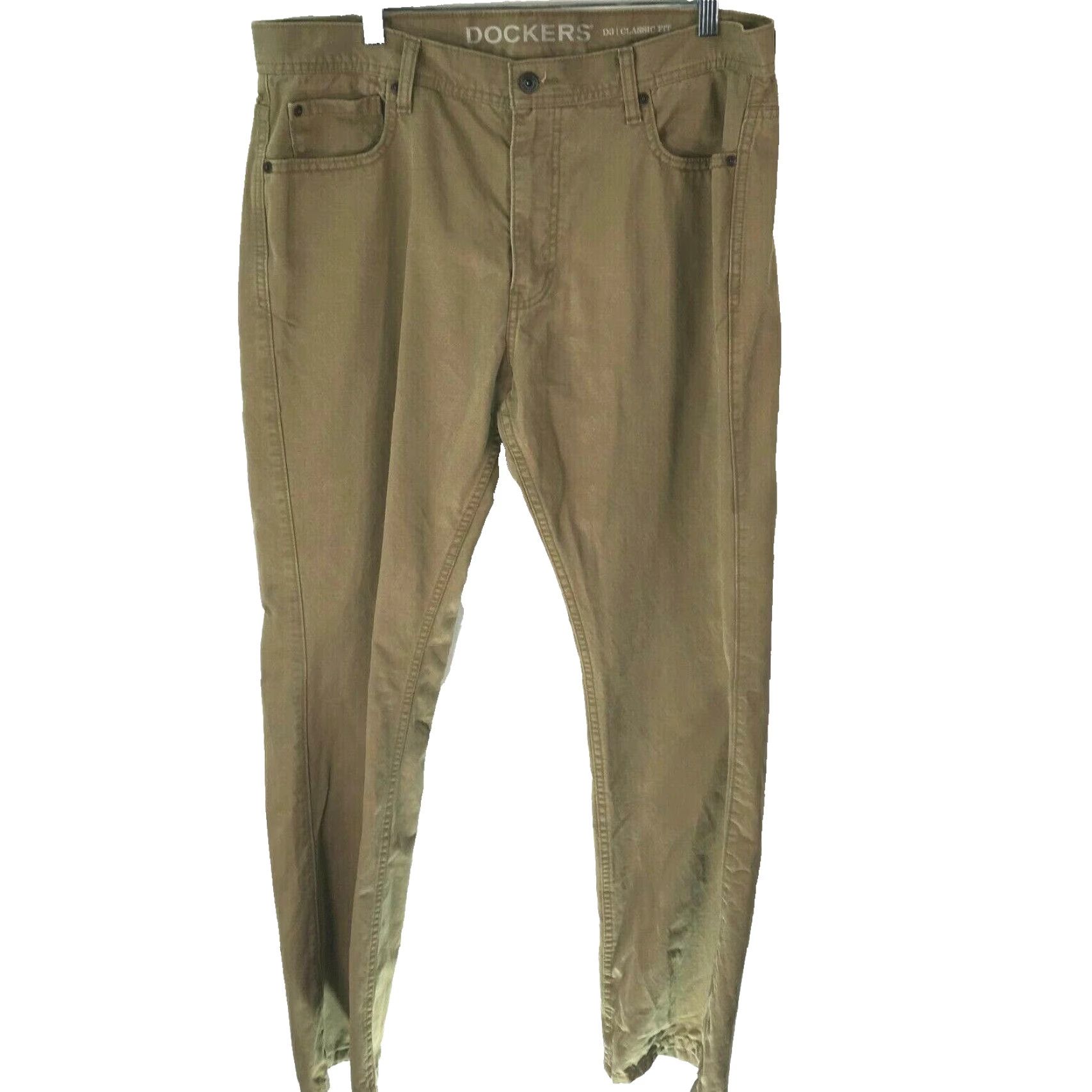 Dockers VINTAGE Dockers Mens Dress Pants Straight Leg Brown 36X32 Regular Size US 36 / EU 52 - 2 Thumbnail