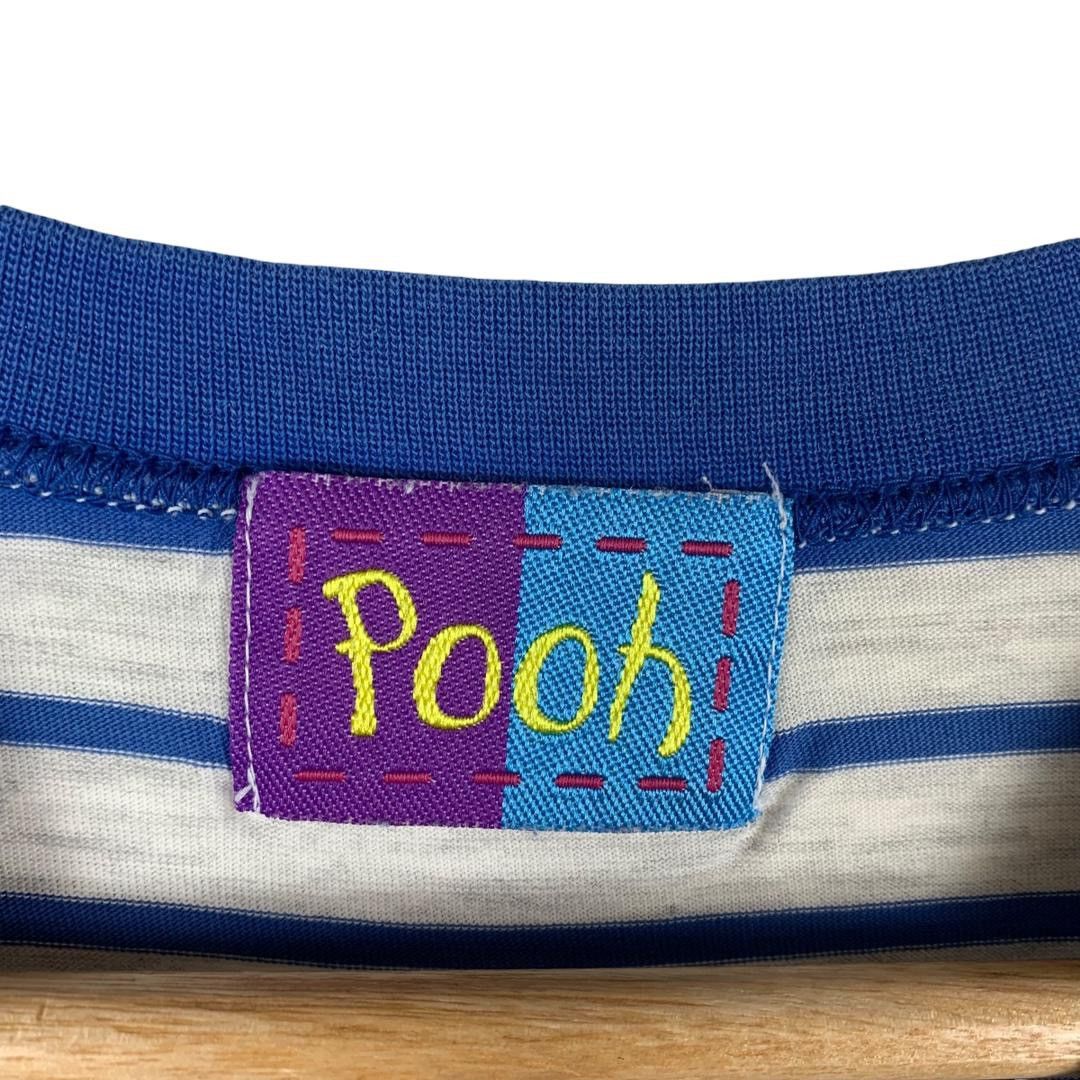 Disney Vintage 90s WINNIE The POOH big bear print stripe tee Size US S / EU 44-46 / 1 - 3 Thumbnail