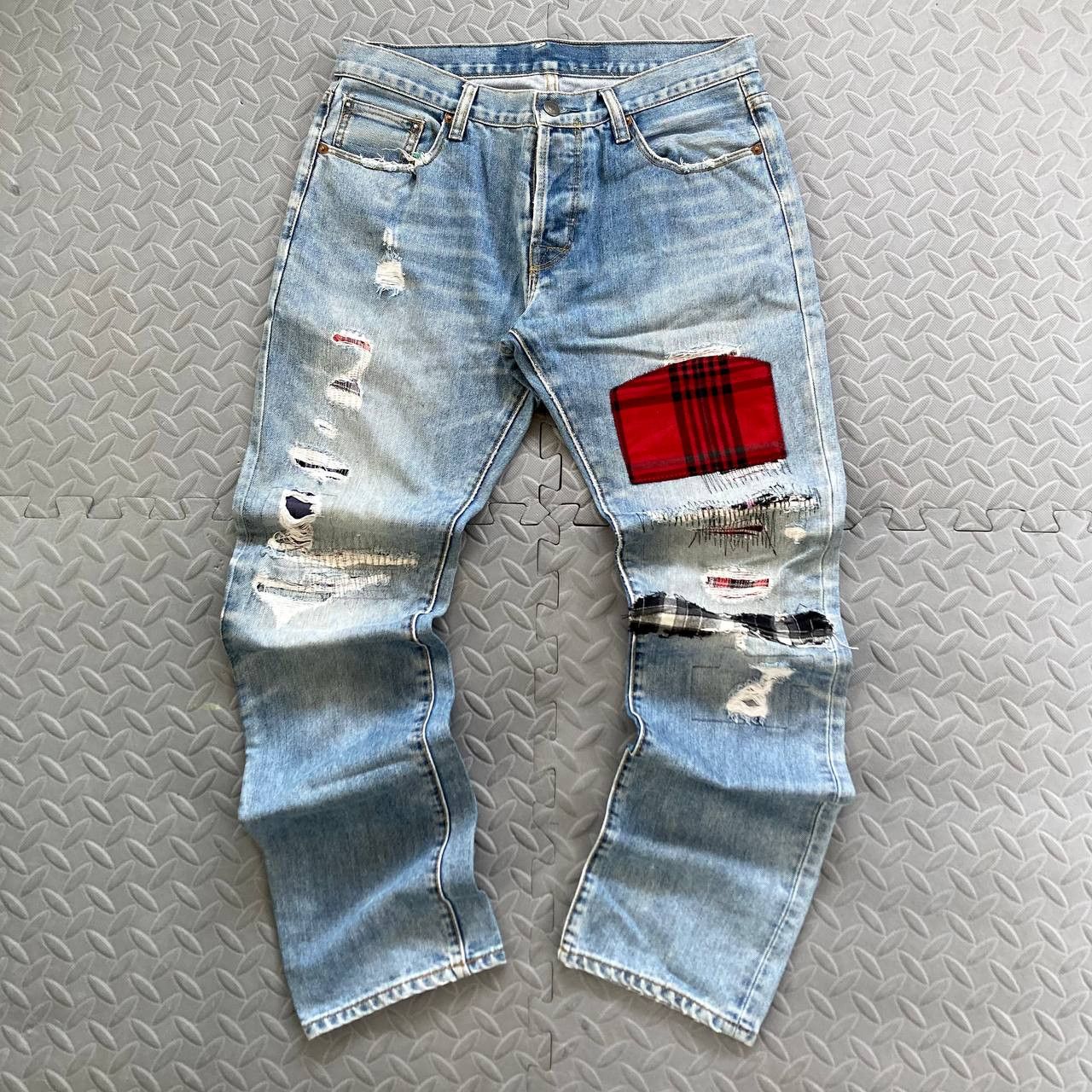 Denim & Supply Ralph Lauren Distressed Rugged Denim Pants Size US 32 / EU 48 - 1 Thumbnail