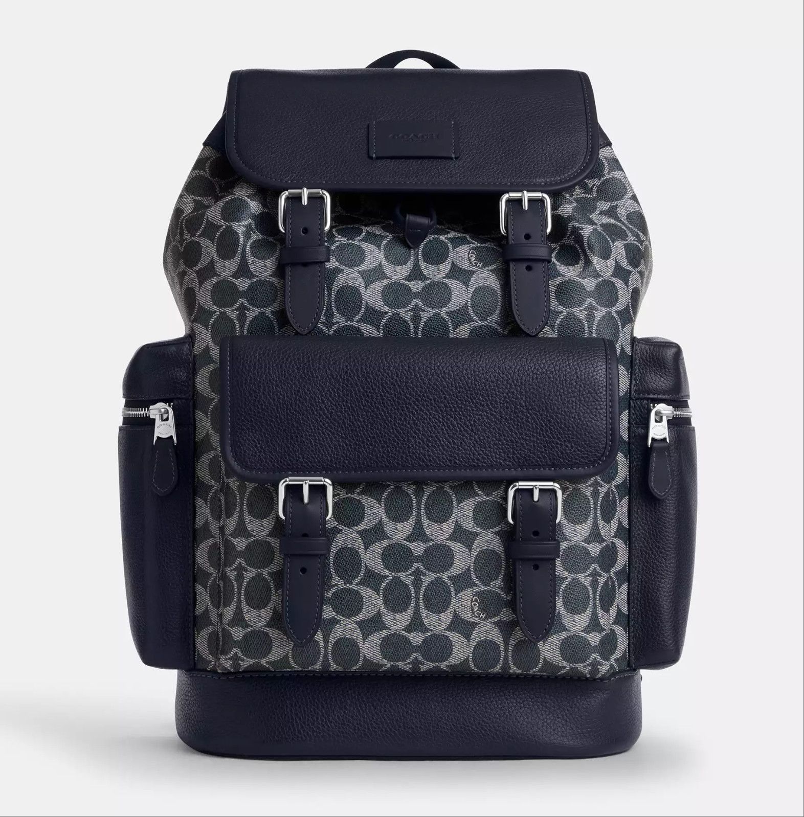 Coach Sprint Backpack In Colorblock Signature Canvas CBI12 Size ONE SIZE - 6 Thumbnail