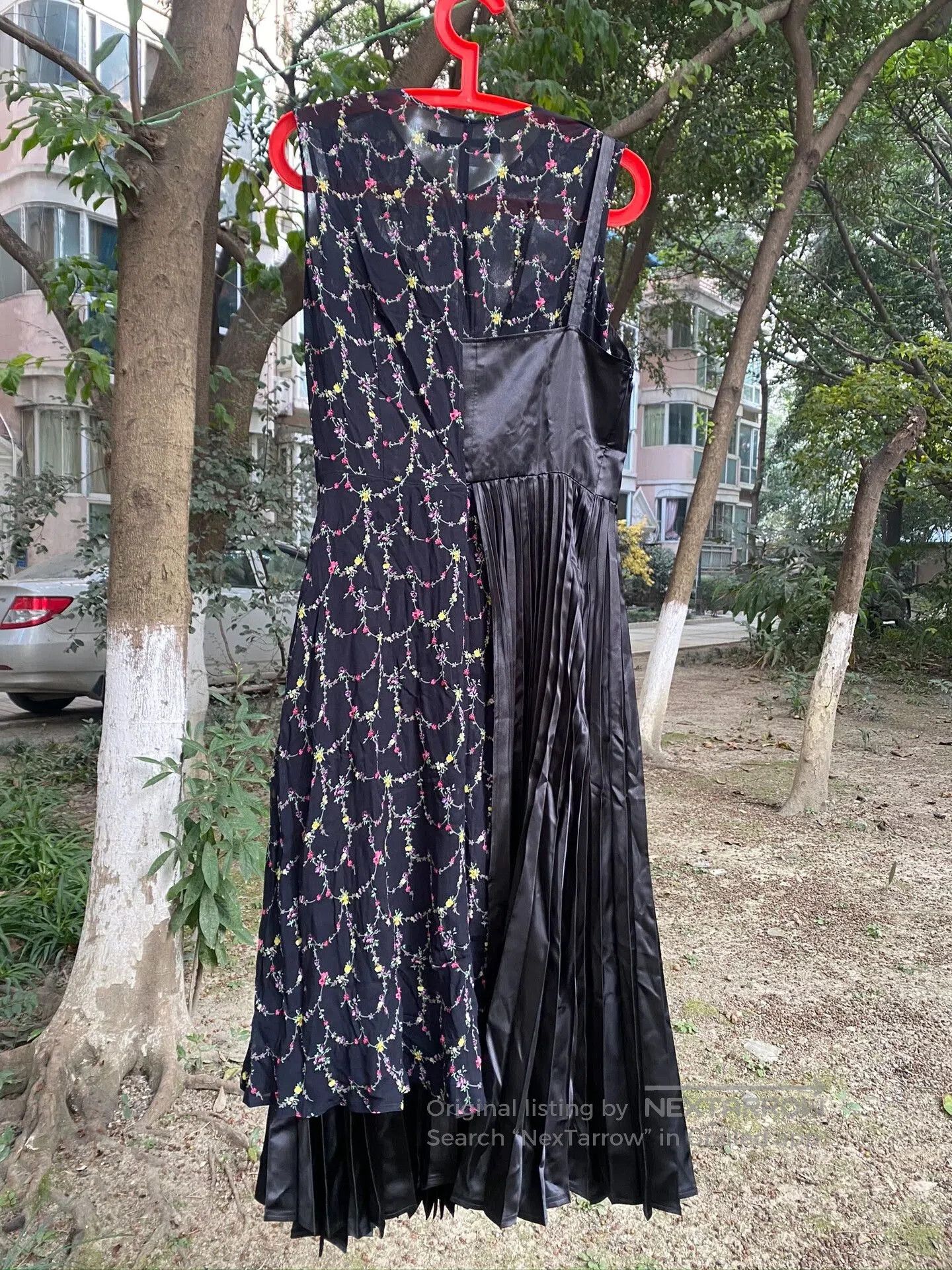 Junya Watanabe junya watanabe floral pleated dress. Size M / US 6-8 / IT 42-44 - 3 Thumbnail
