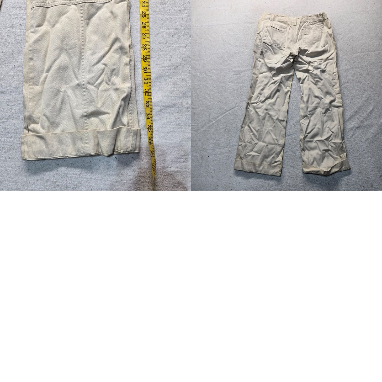Gap Gap Women's Pants Belted Straight Leg 10 Regular Brown Curvy Mid Rise Size 32" / US 10 / IT 46 - 8 Thumbnail