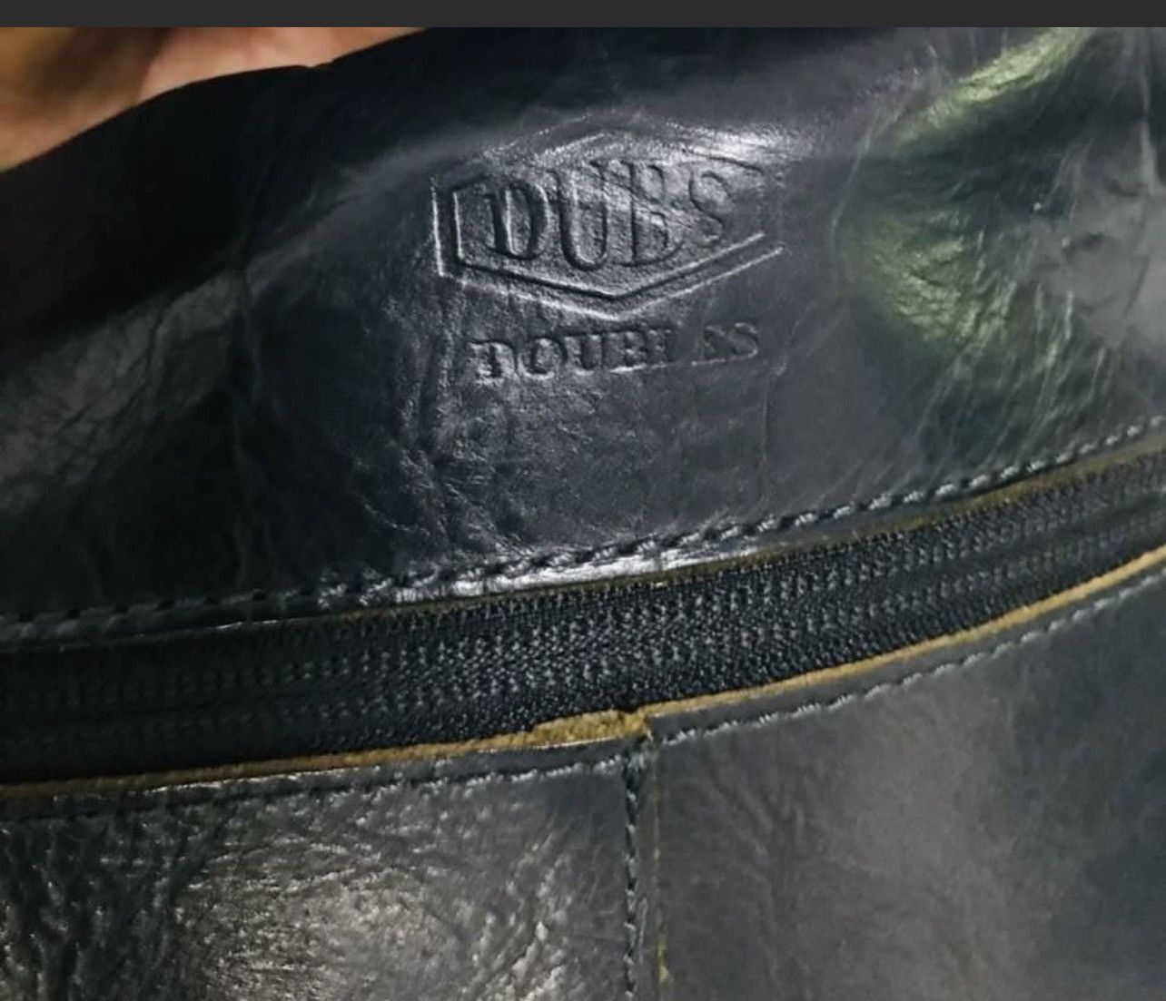 Japanese Brand DUBS DOUBLE LEATHER SLING BAG Size ONE SIZE - 4 Thumbnail