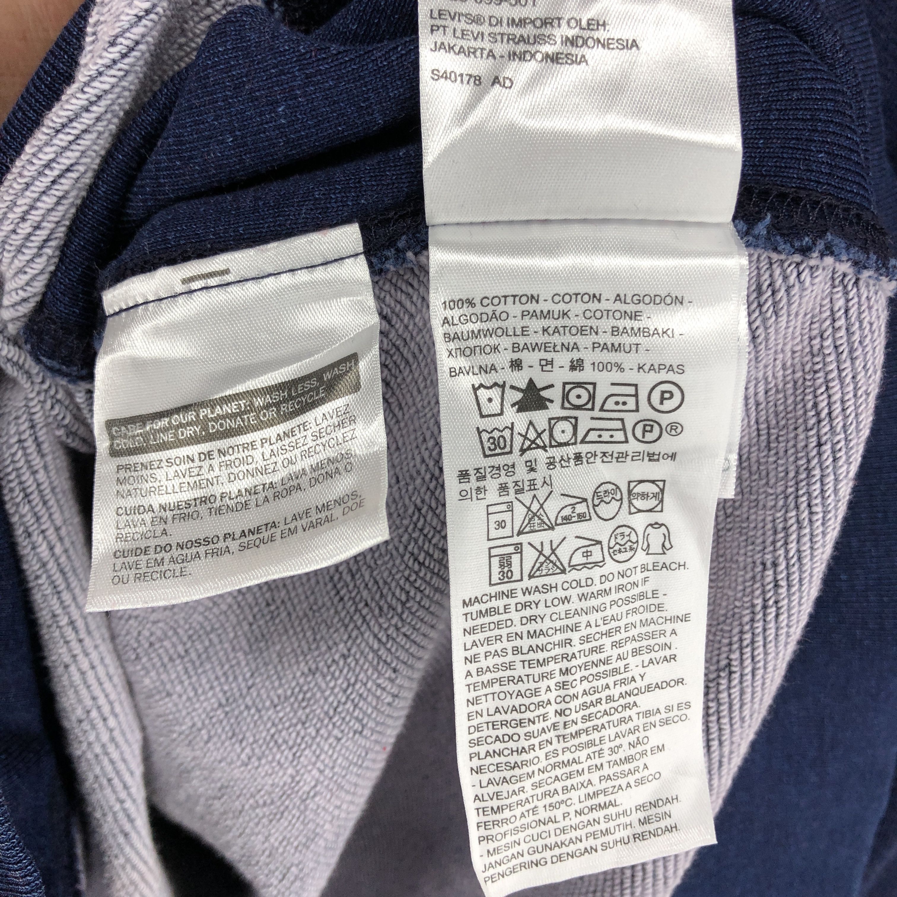 Levi's LEVIS San Francisco Crew Neck Sweatshirt #0650/AB Size US S / EU 44-46 / 1 - 7 Thumbnail