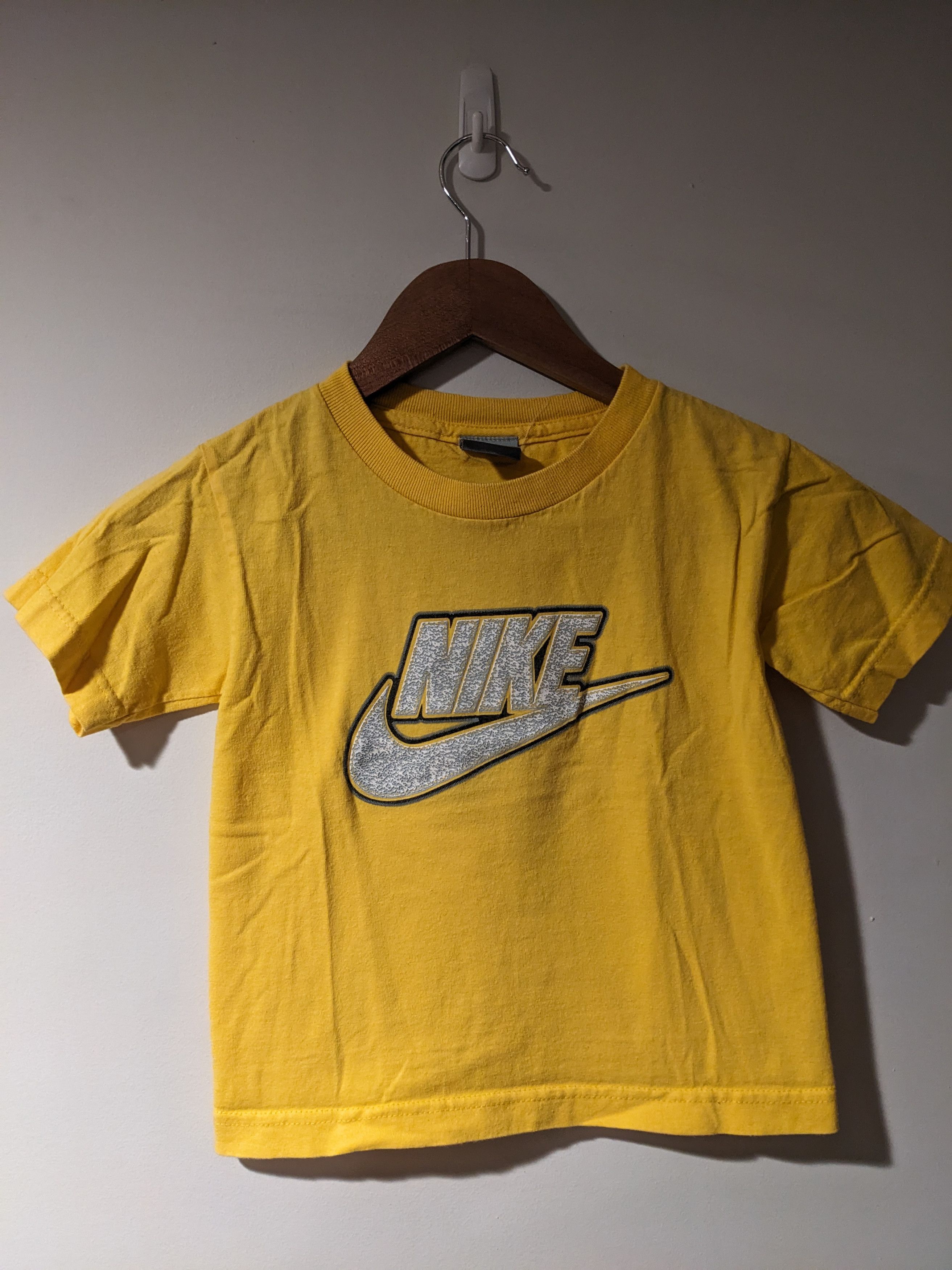 Nike × Vintage Vintage Y2K Nike Swoosh Big Check 12-18 Months Kids T-Shirt Size US M / EU 48-50 / 2 - 1 Thumbnail