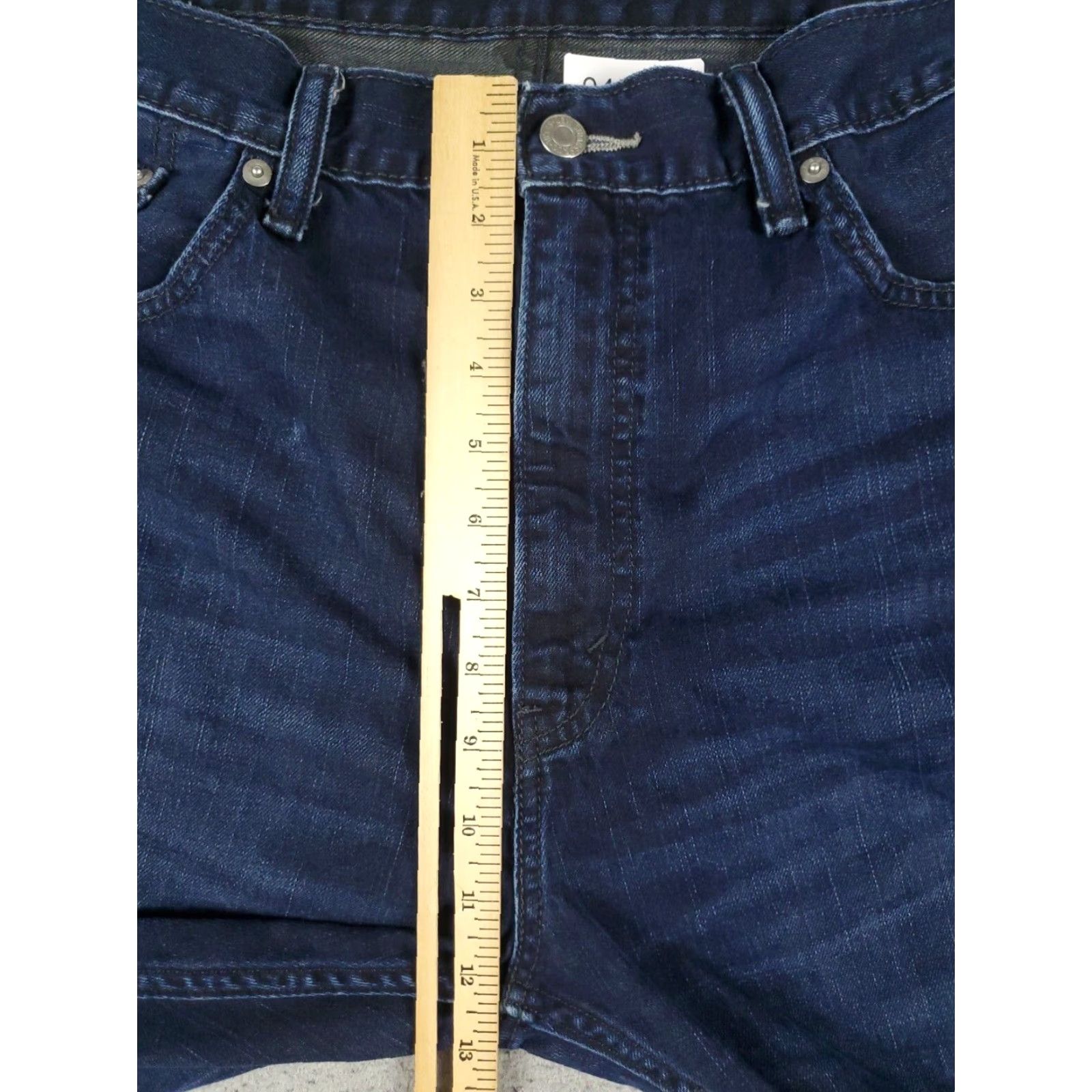 Levi's Levis 505 Jeans Blue Straight Leg Mens 38x30 Cotton Regular Fit Size US 38 / EU 54 - 3 Thumbnail