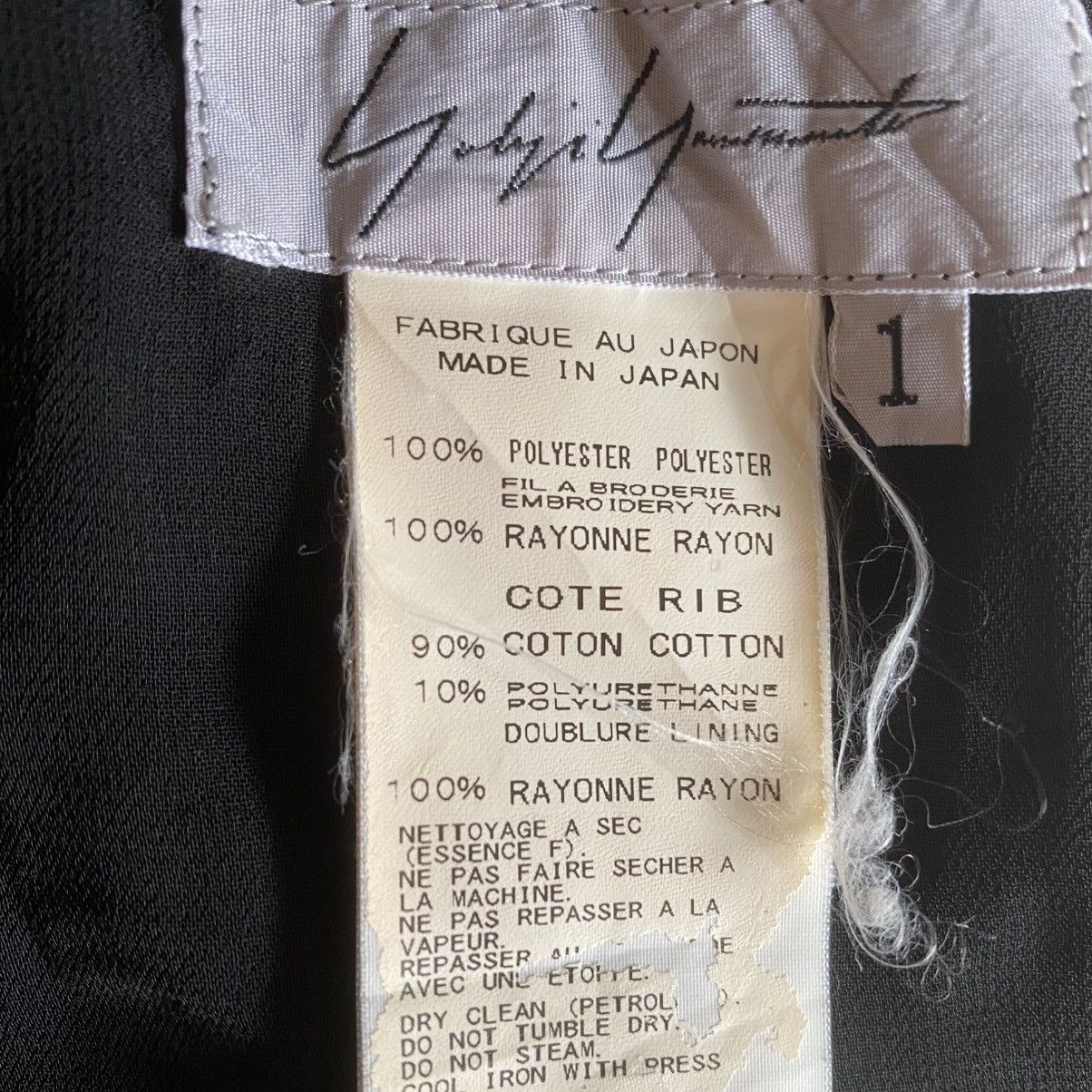 Yohji Yamamoto AW15 Apple Embroidered Sheer Mesh Jacket Size S / US 4 / IT 40 - 5 Thumbnail