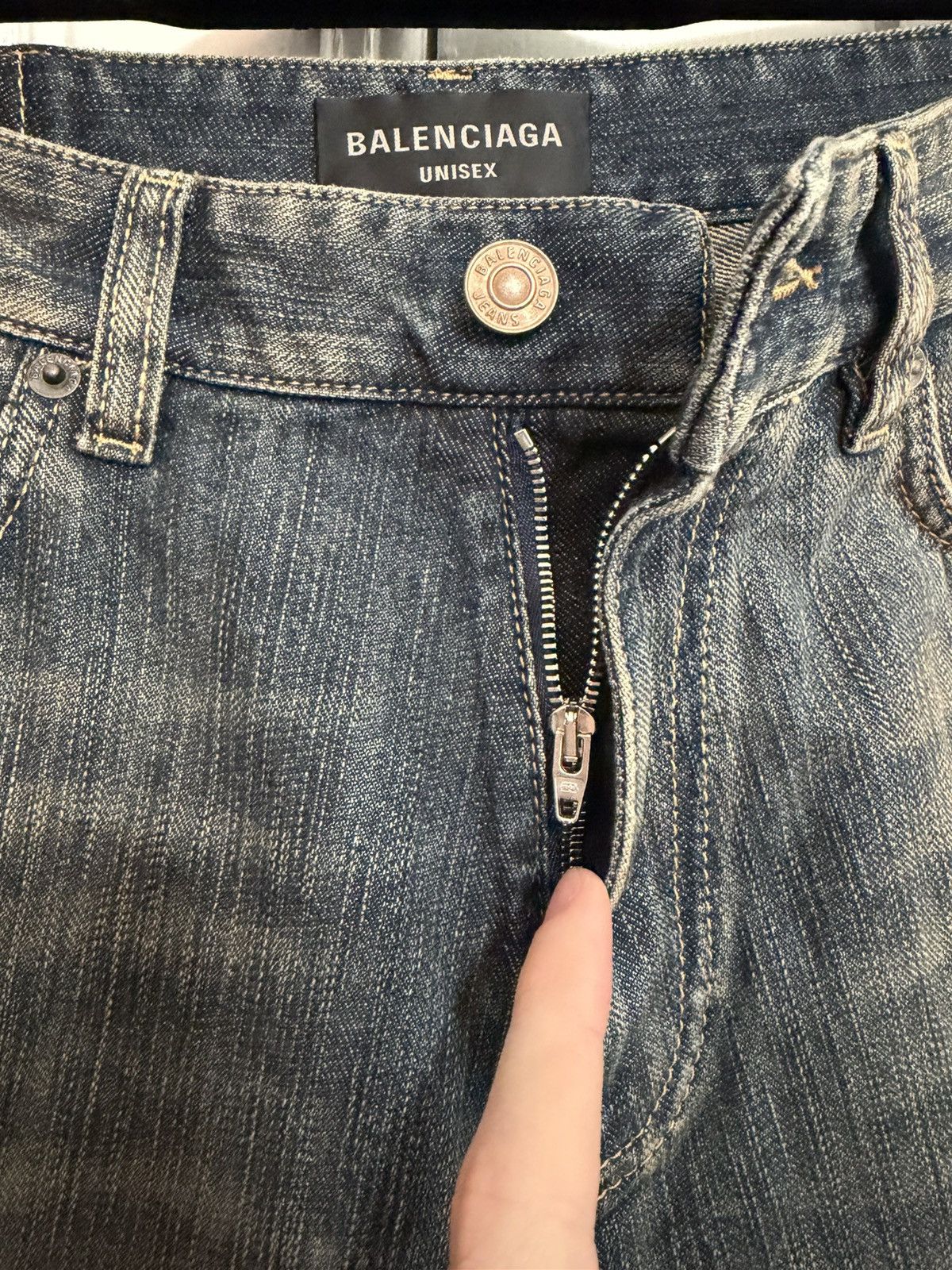 Balenciaga New Fall 23 Slim Ring Denim Short [M] Size US 32 / EU 48 - 4 Thumbnail