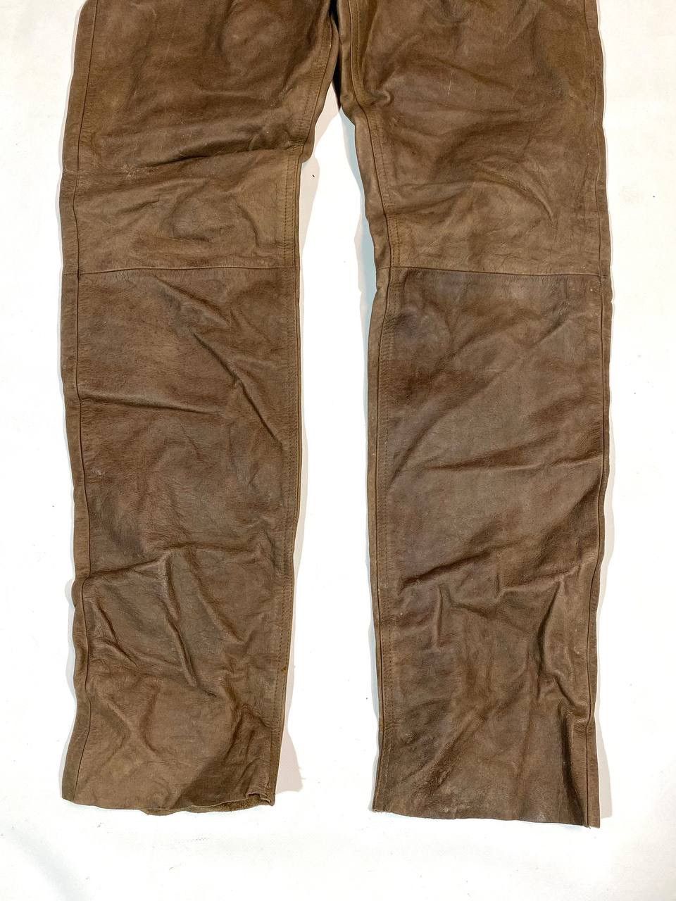 Leather Rockn Blue Racing Moto Leather Pants Size US 33 - 9 Thumbnail