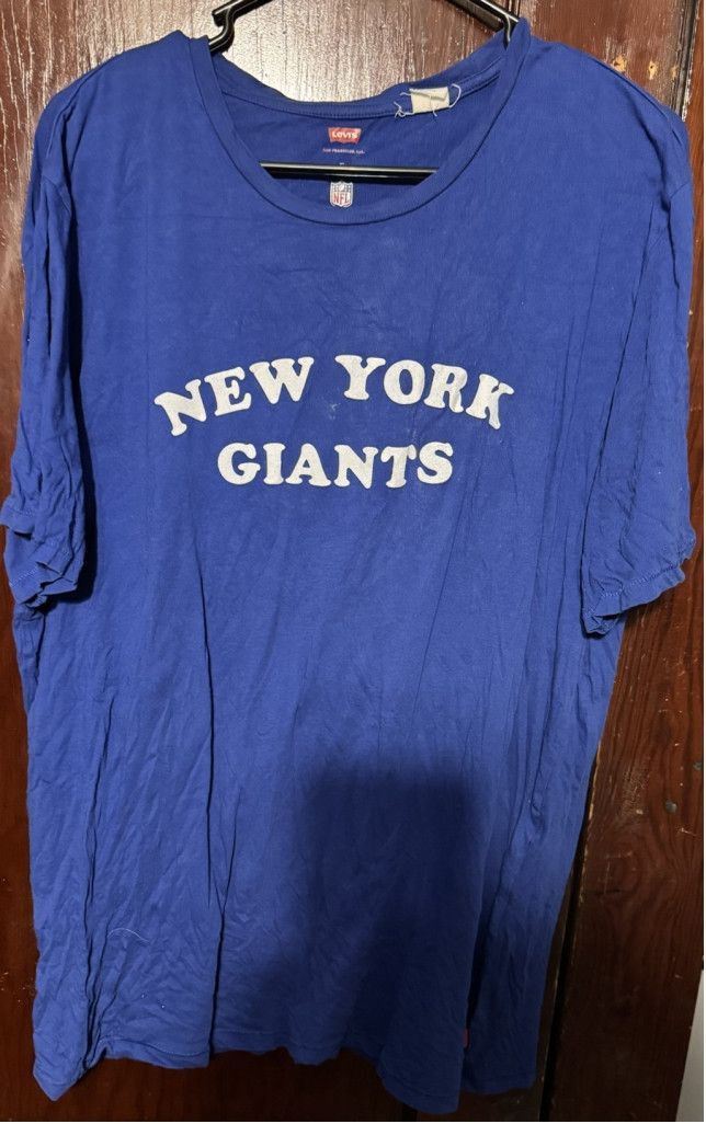 Levi's New York Giants Levi's Vintage Logo T-Shirt Men Size XL Blue Size US XL / EU 56 / 4 - 1 Thumbnail