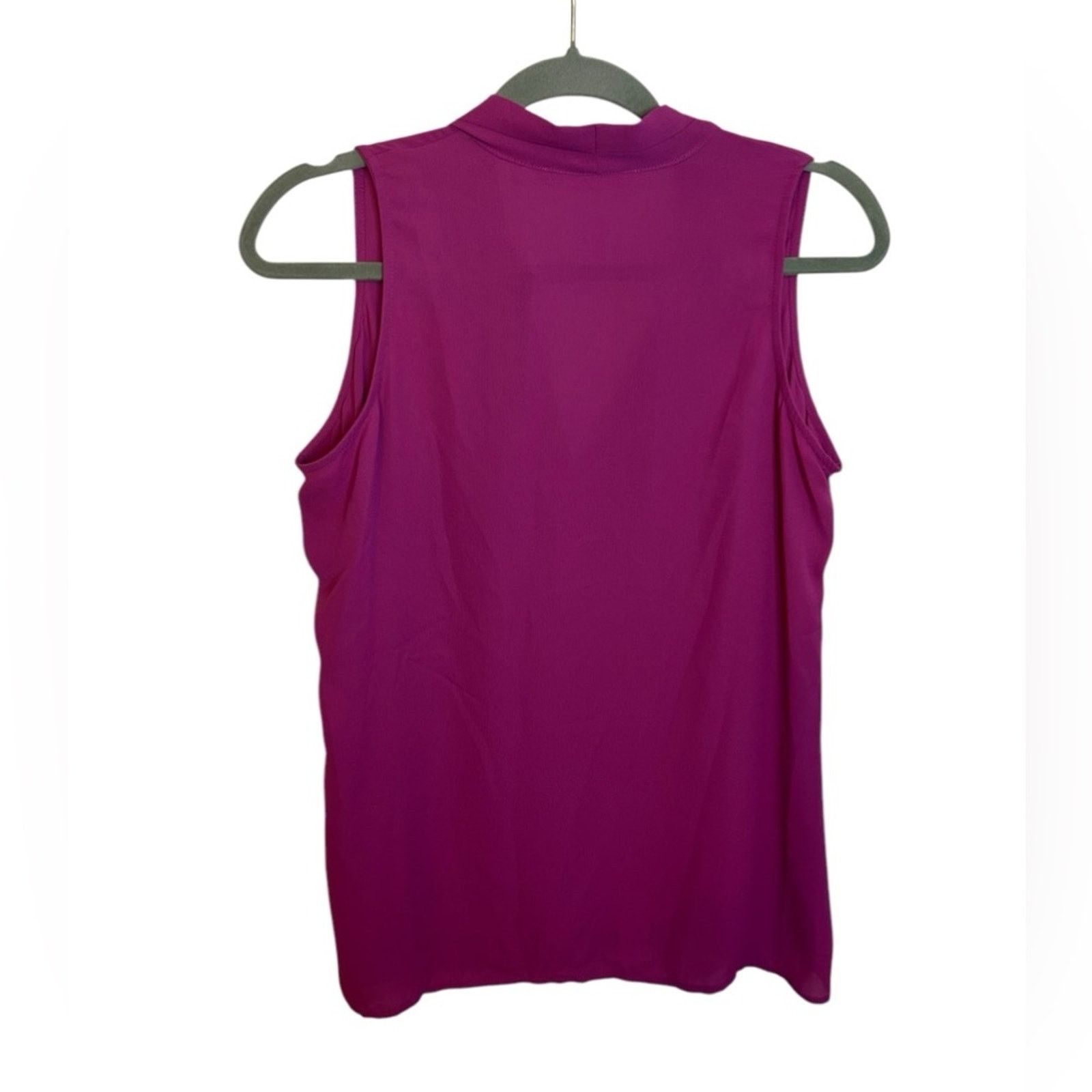 Other Nwt Violet & Claire Magenta Sleeveless Popover Top Size M / US 6-8 / IT 42-44 - 2 Thumbnail