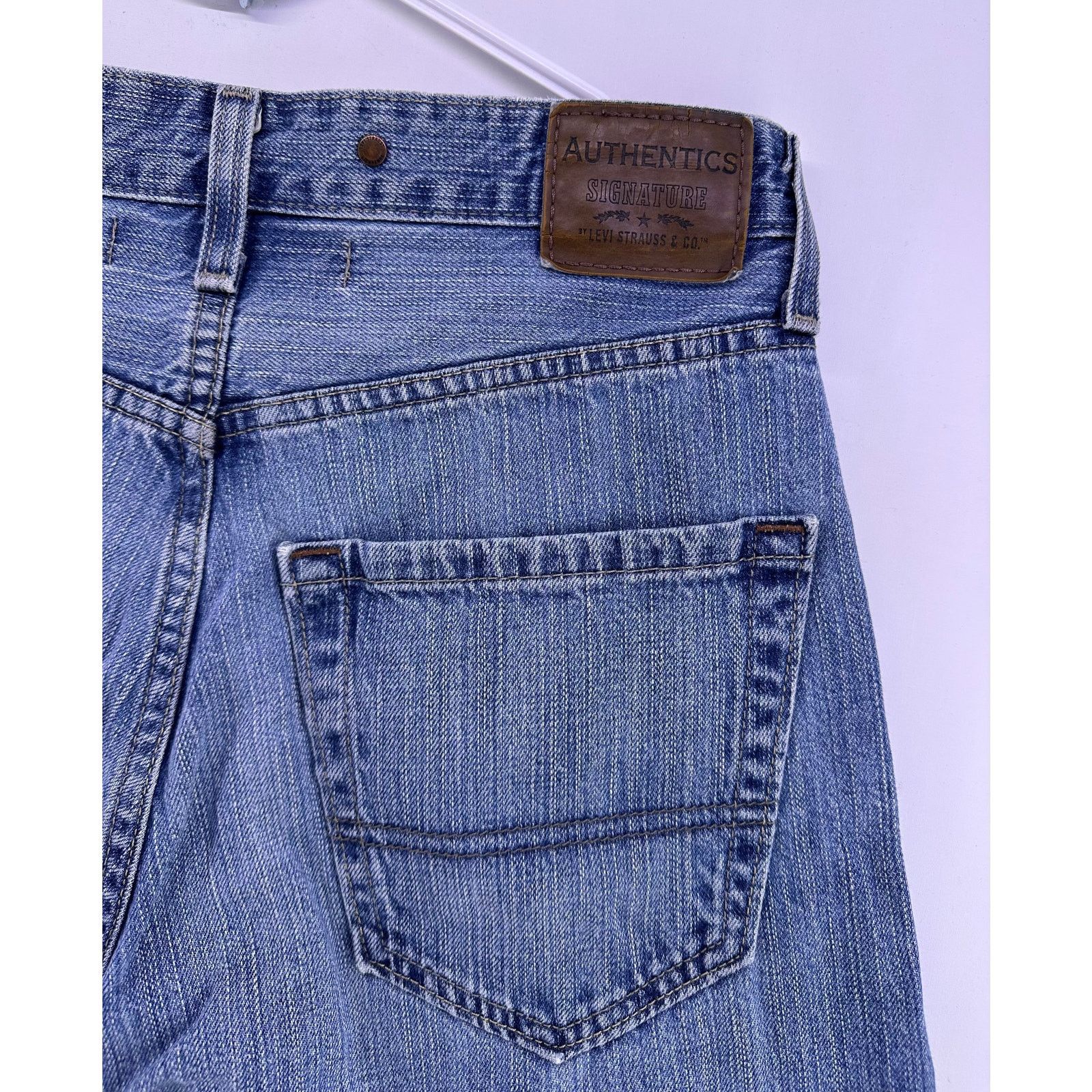 Levi's Blue Levi Strauss Authentic Signature Copper Reveted Size 30 Size US 30 / EU 46 - 8 Thumbnail