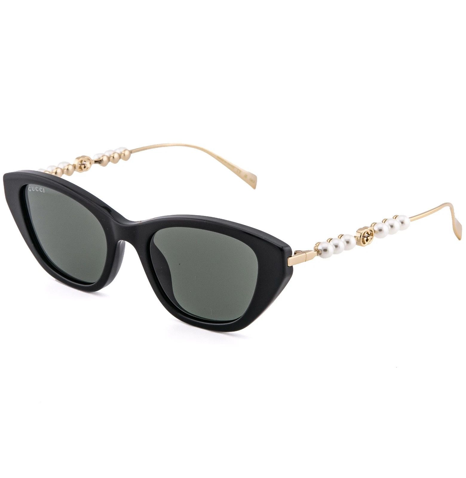 Gucci GUCCI GG1968S Gold Black 1968 GG Fashion Sunglasses 001 Size ONE SIZE - 5 Thumbnail