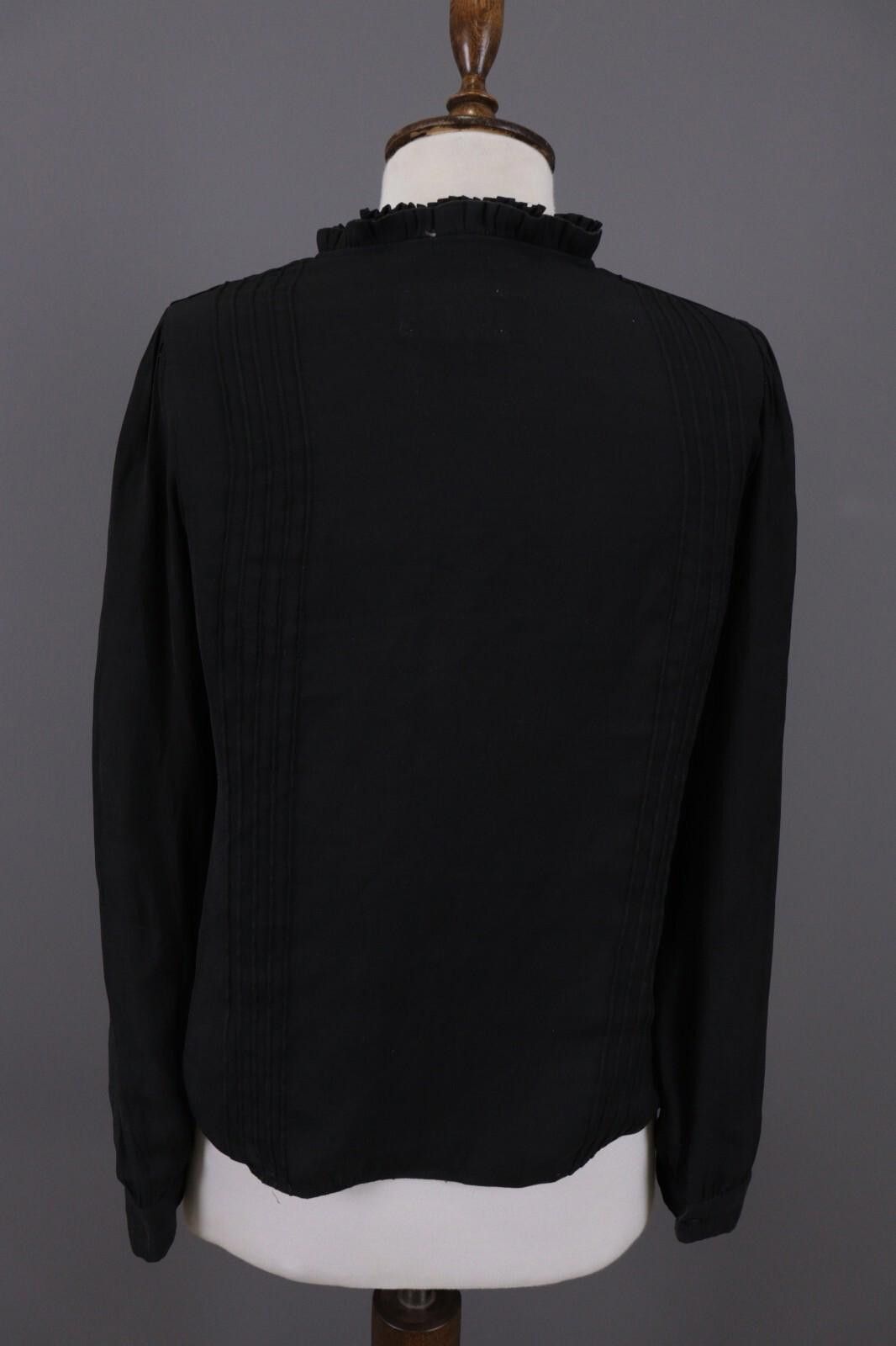 Zadig & Voltaire Zadig & Voltaire Black Button Down Top Shirt Blouse Size M / US 6-8 / IT 42-44 - 11 Thumbnail