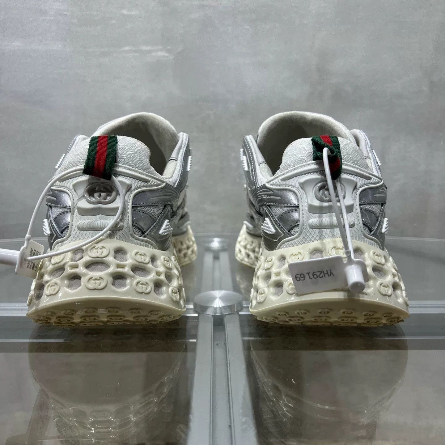 Gucci Gucci Cub3d Silver Sneakers Size US 9 / EU 42 - 6 Thumbnail