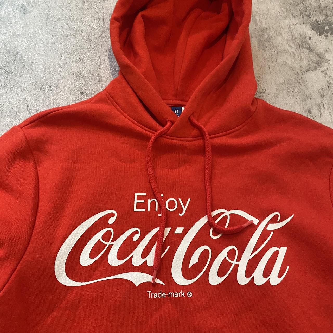 Coca Cola Red Coca Cola Hoodie Drink Boxy Vintage y2k Size US XS / EU 42 / 0 - 2 Thumbnail