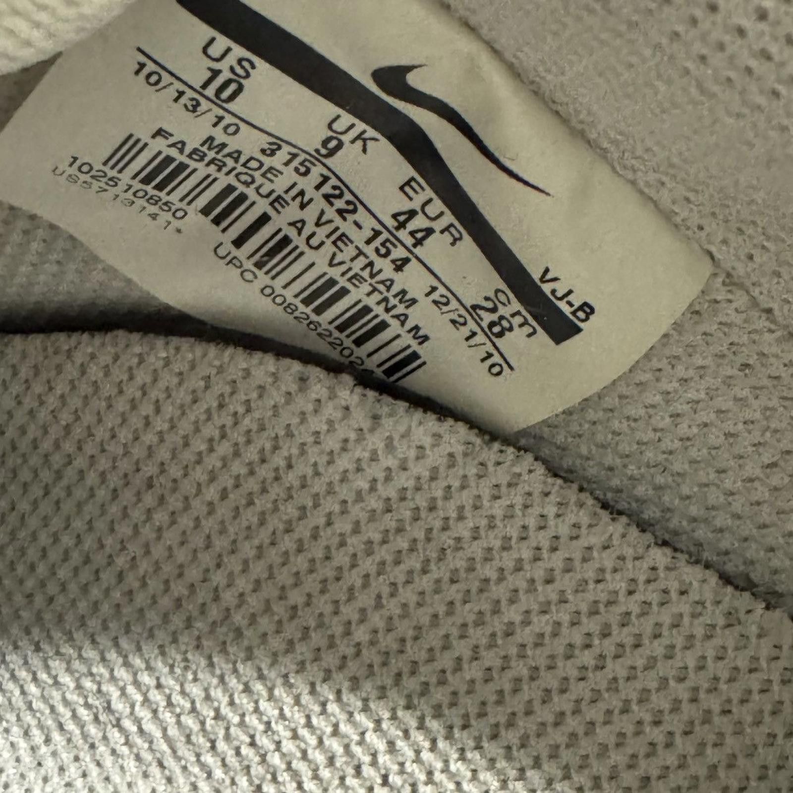 Nike NIKE • VNTG Air Force 1 '07 "White/Black" (10M) Size US 10 / EU 43 - 5 Thumbnail