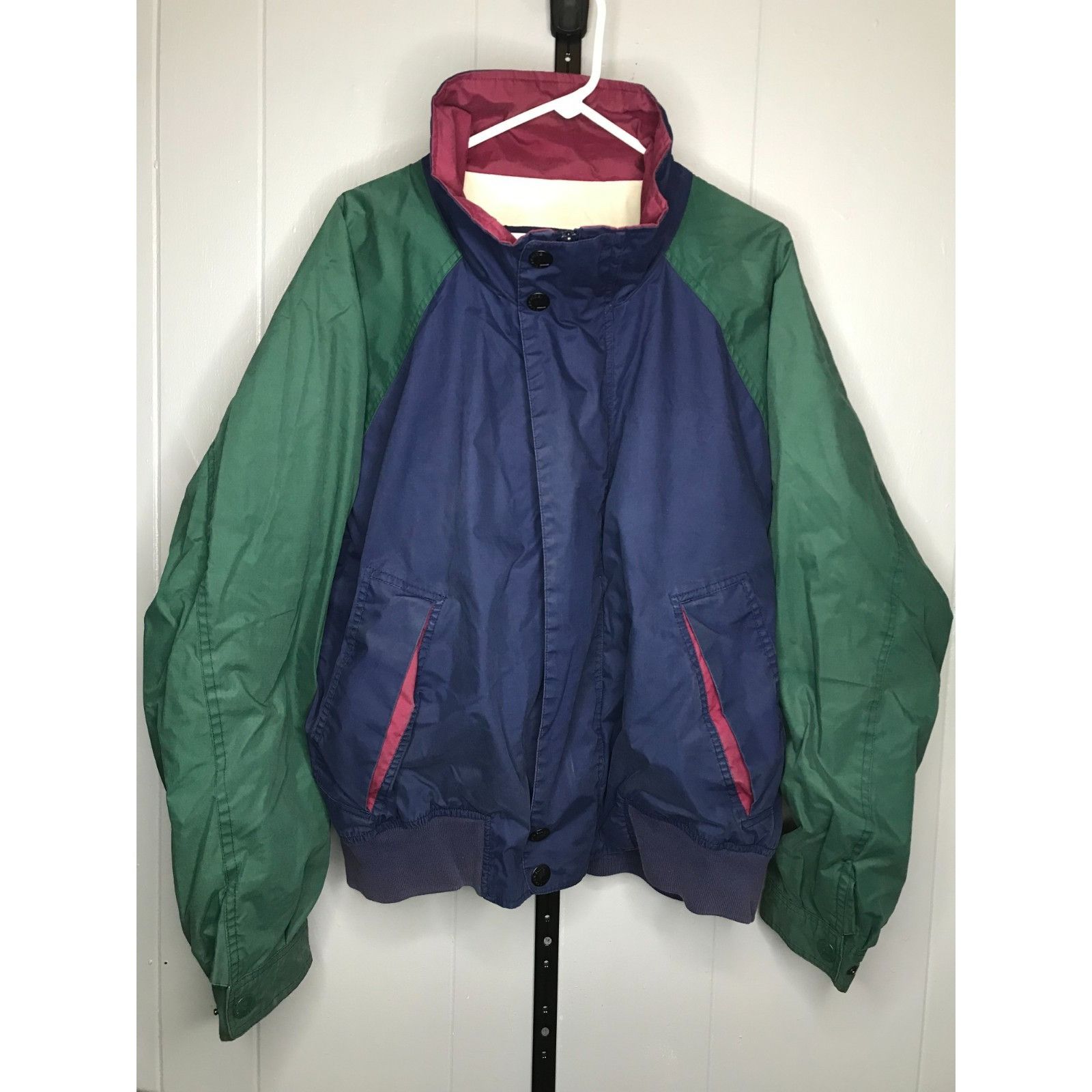 Other Vintage Yacht Sailing Boating Jacket Men XL Blue Green Charl Size US XL / EU 56 / 4 - 1 Thumbnail