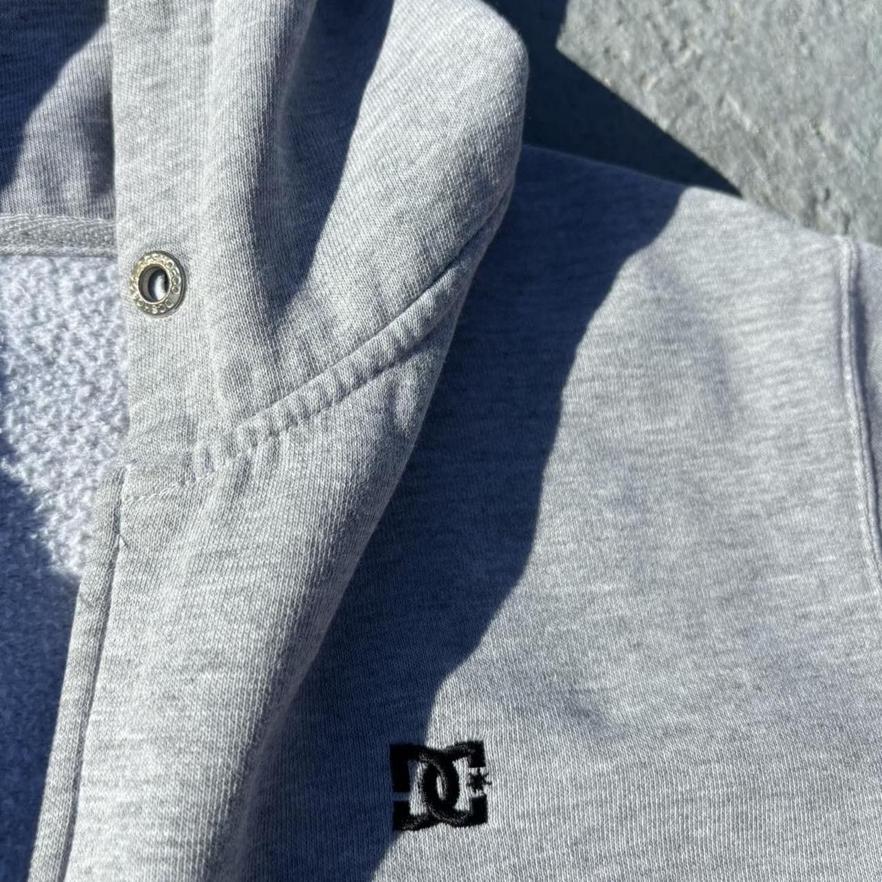 DC Grey Y2K DC Shoes Zip Up Hoodie Size US M / EU 48-50 / 2 - 3 Thumbnail
