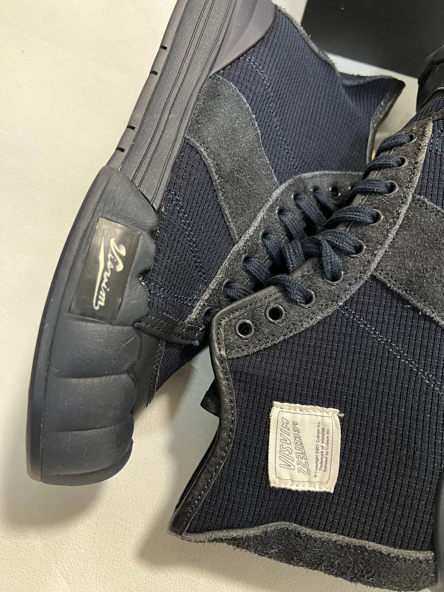 Visvim visvim lanier hi navy athletic sneakers Size US 9.5 / EU 42-43 - 4 Thumbnail