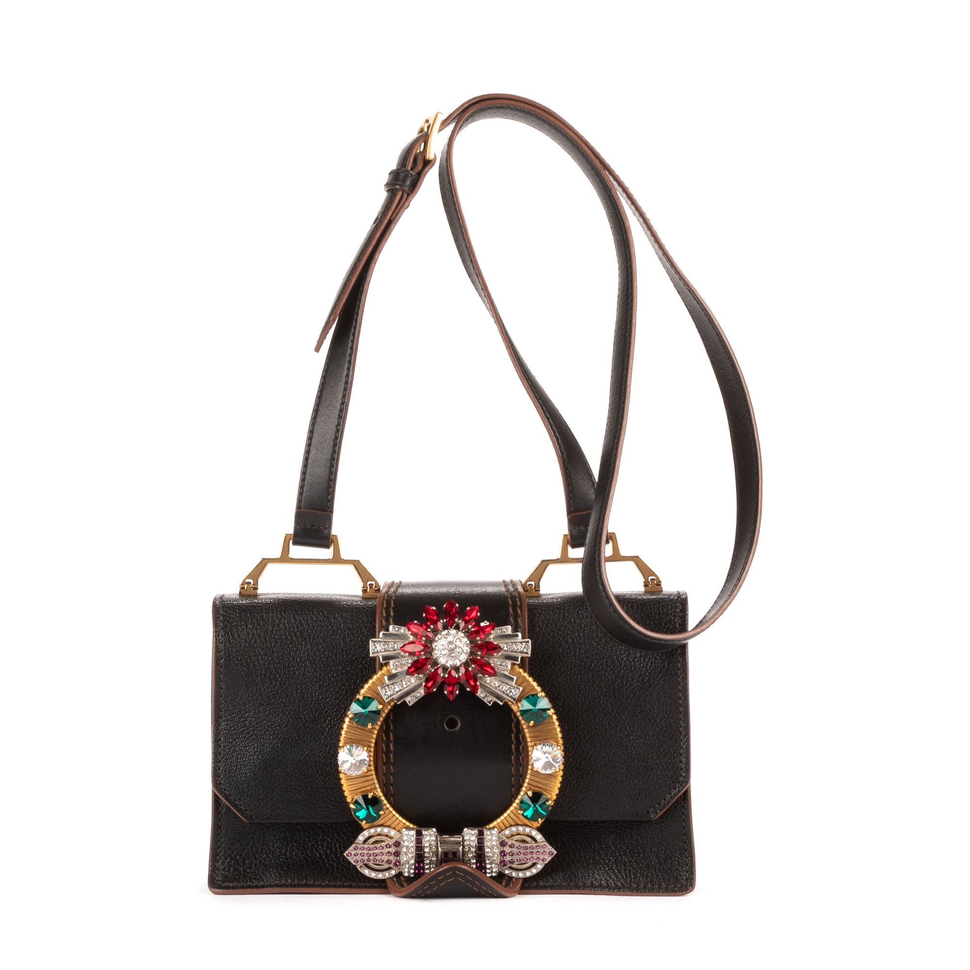 Miu Miu Madras Lady Buckle Flap Size ONE SIZE - 1 Thumbnail