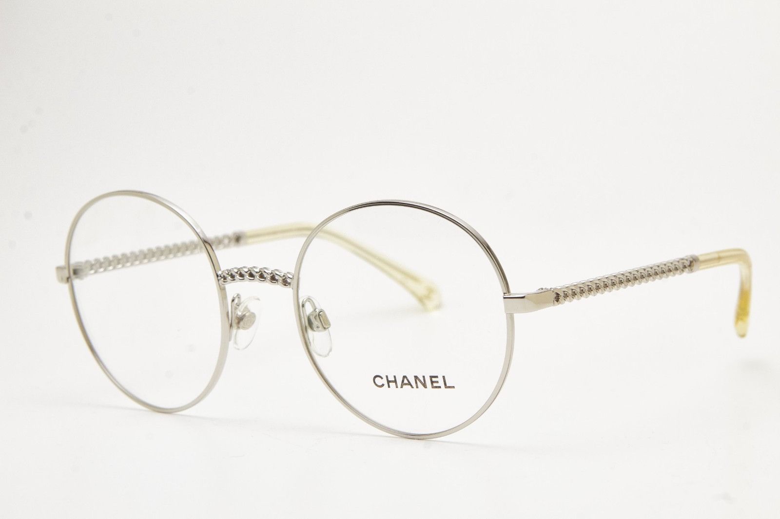 Chanel CHANEL 2186 c.124 51*21 Round Silver Chain Eyeglasses Size ONE SIZE - 5 Thumbnail