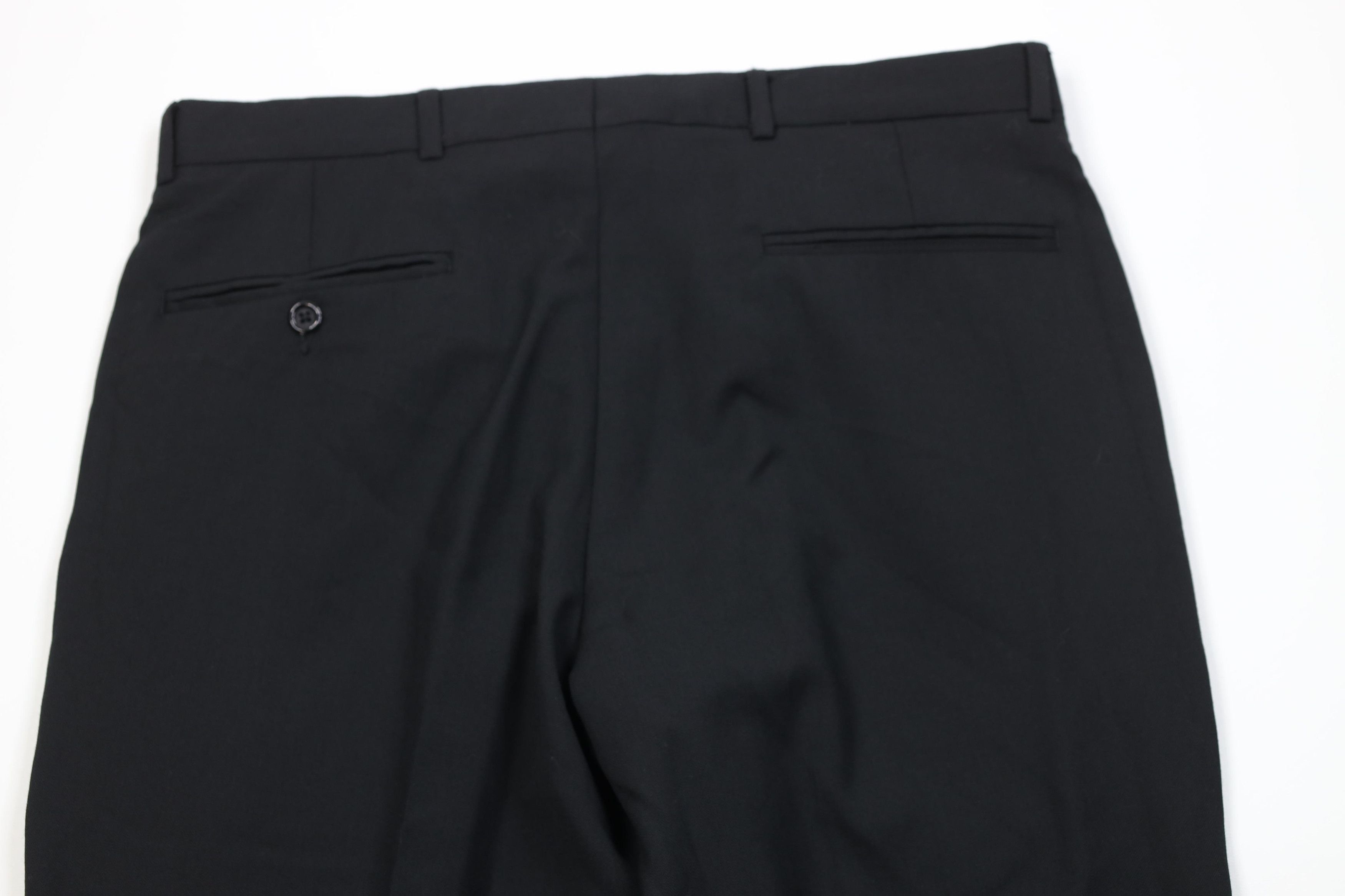 Vintage Vintage 90s Streetwear Wool Herringbone Wide Leg Chino Pants Size US 34 / EU 50 - 13 Thumbnail