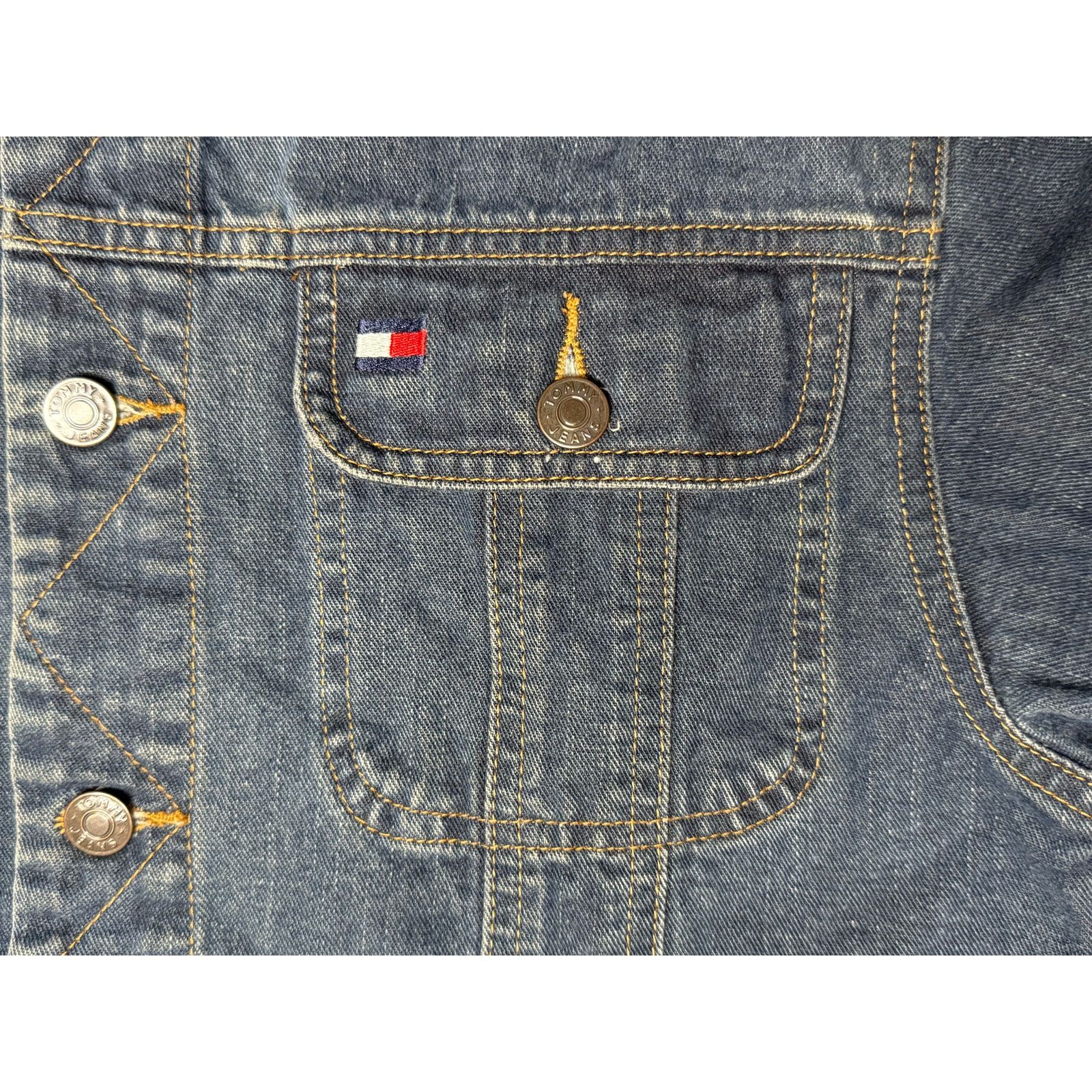 Tommy Hilfiger Tommy Hilfiger Button Up Denim Jean Jacket Women’s XL Size XL / US 12-14 / IT 48-50 - 5 Thumbnail