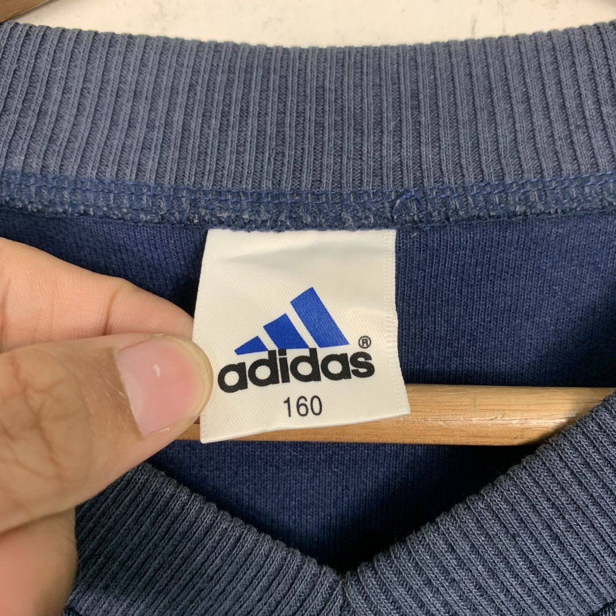 Adidas Adidas Three Stripes V-neck Sweater Size US S / EU 44-46 / 1 - 11 Thumbnail