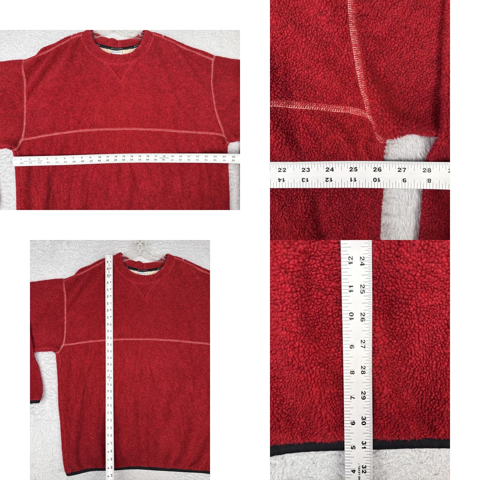 Vintage VINTAGE Columbia Sweater Mens 2XL Red Fleece Crewneck Pullover Made USA 2000s Size US XXL / EU 58 / 5 - 8 Thumbnail