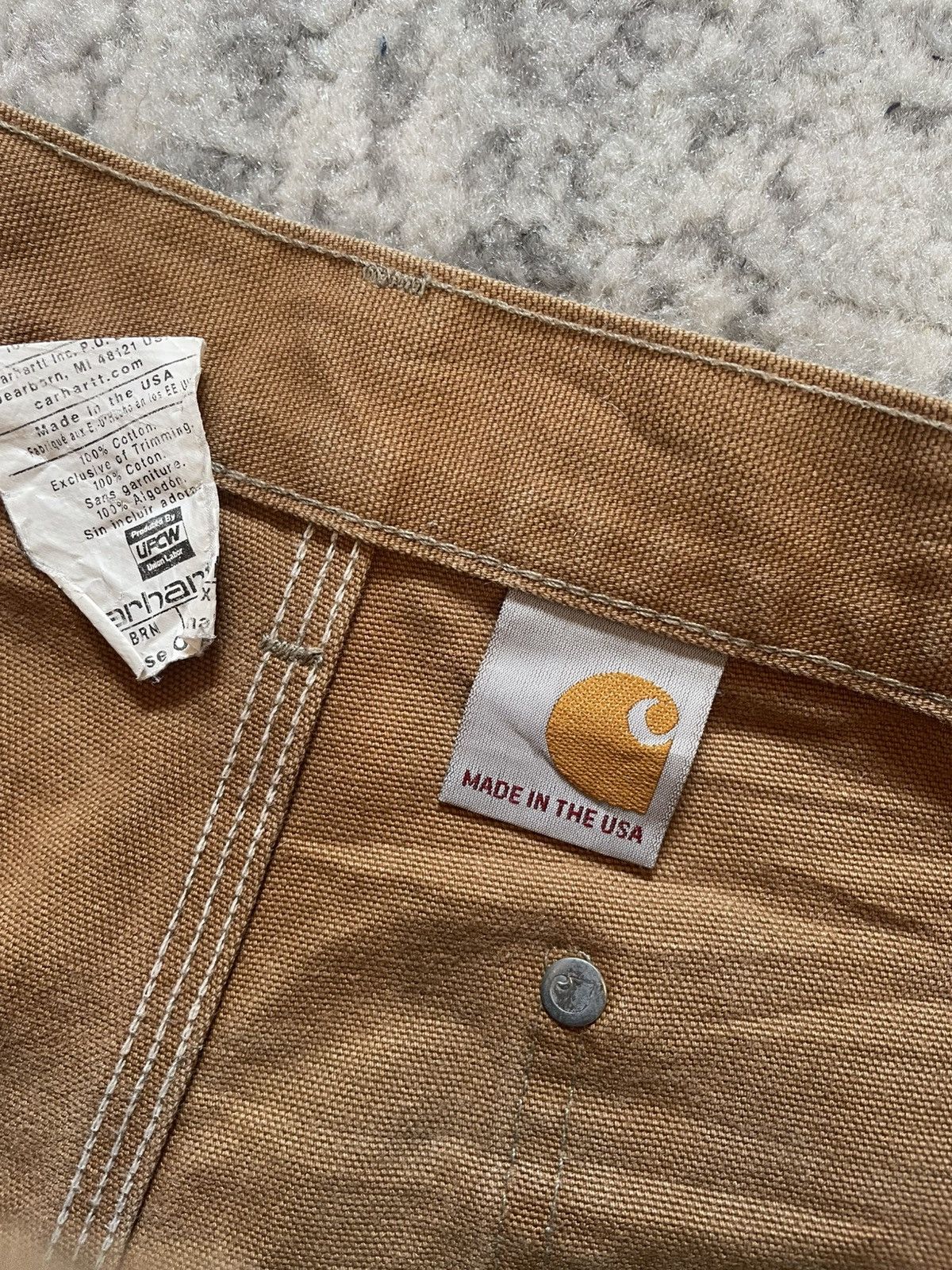 Carhartt Pantalon carhartt Double knee workwear vintage 30x34US Size US 30 / EU 46 - 15 Thumbnail