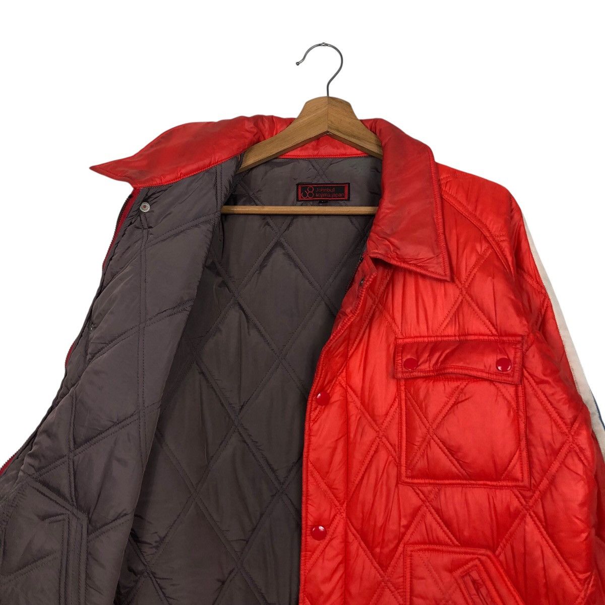 Japanese Brand 📌Vintage Light Puffer Jacket Quilted Biker Johnbull Kojima Size US L / EU 52-54 / 3 - 12 Thumbnail