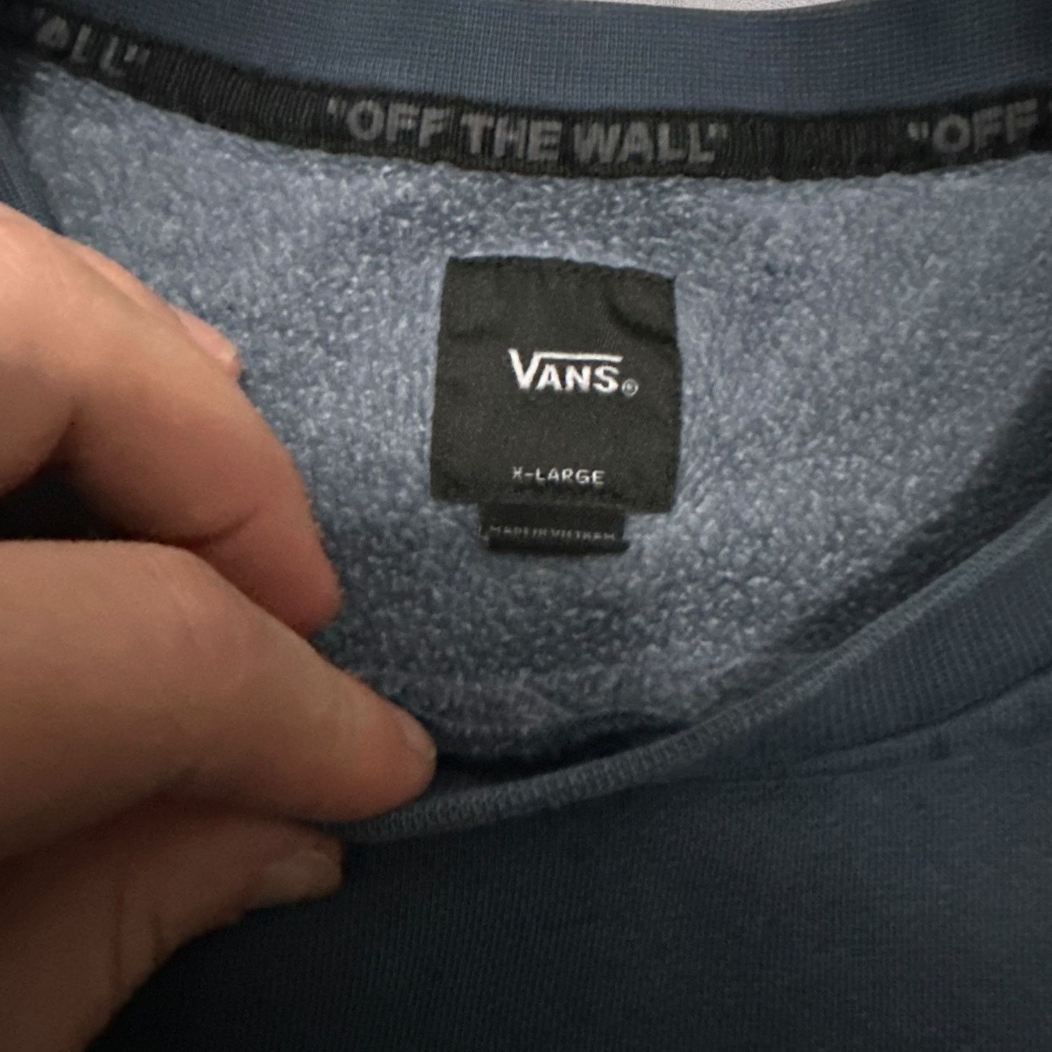 Vans Vans navy sweatshirt Size US XL / EU 56 / 4 - 3 Thumbnail