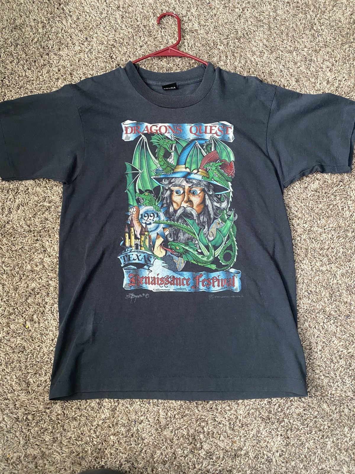 Vintage Vintage Dragon Quest 1991 Size US L / EU 52-54 / 3 - 1 Thumbnail