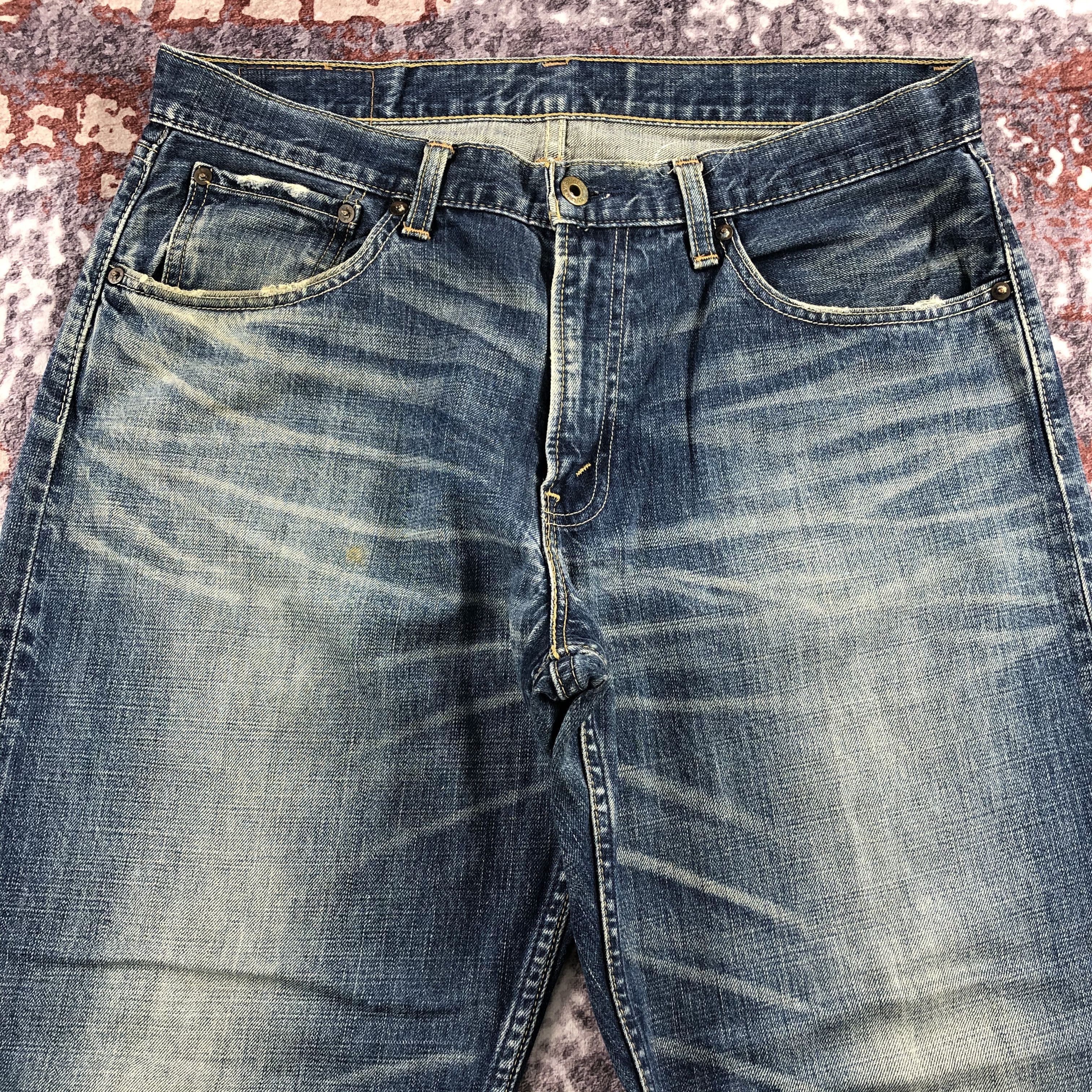 Levi's × Vintage 90s Vintage Blue Wash Levis 504 Jeans-JM2149 Size US 35 - 3 Thumbnail