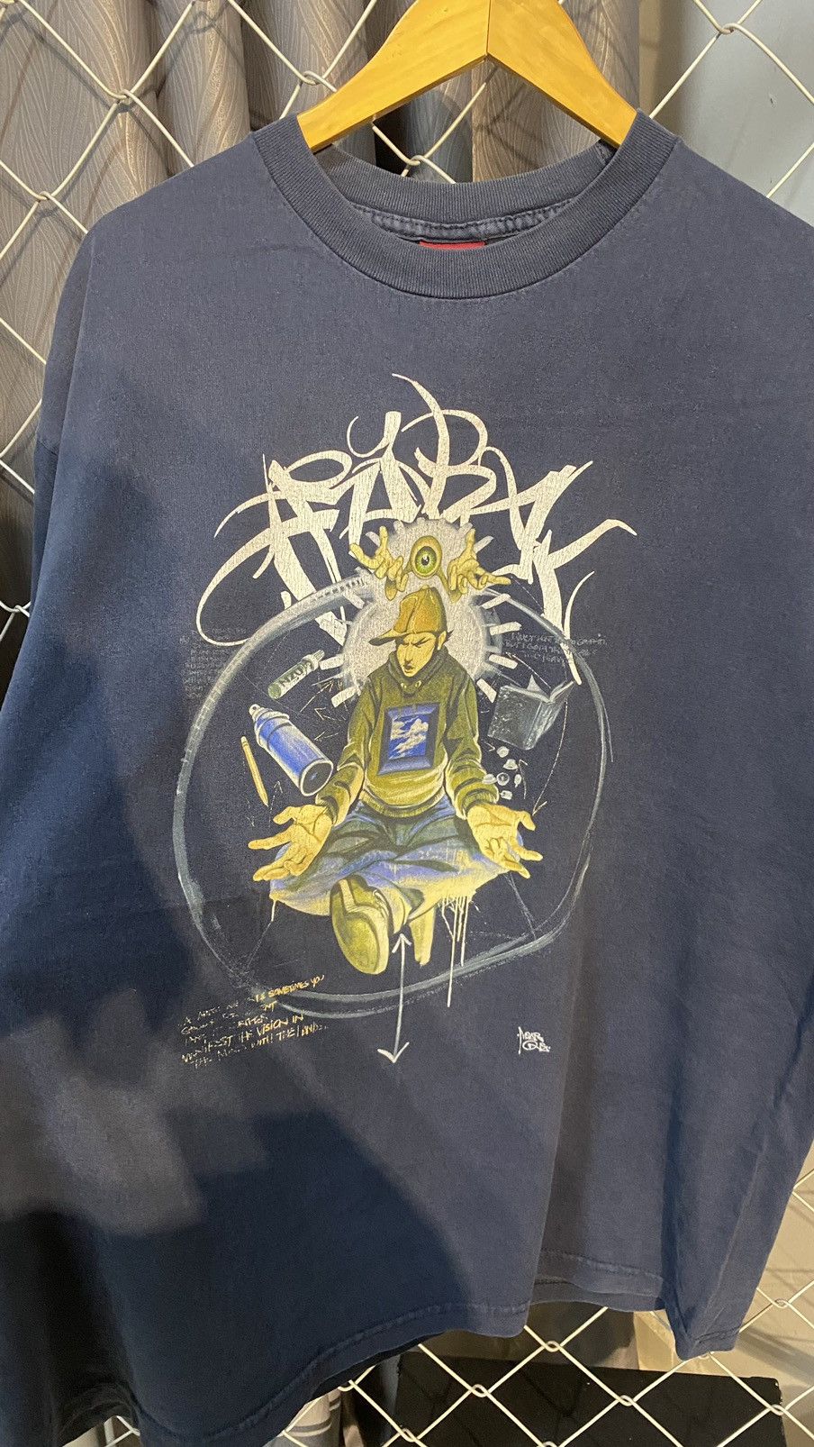 Japanese Brand × Tribal Streetwear × Vintage VINTAGE 90's TRIBAL Y2K GRAPHIC DESIGN TSHIRT XXL Size US XXL / EU 58 / 5 - 3 Thumbnail