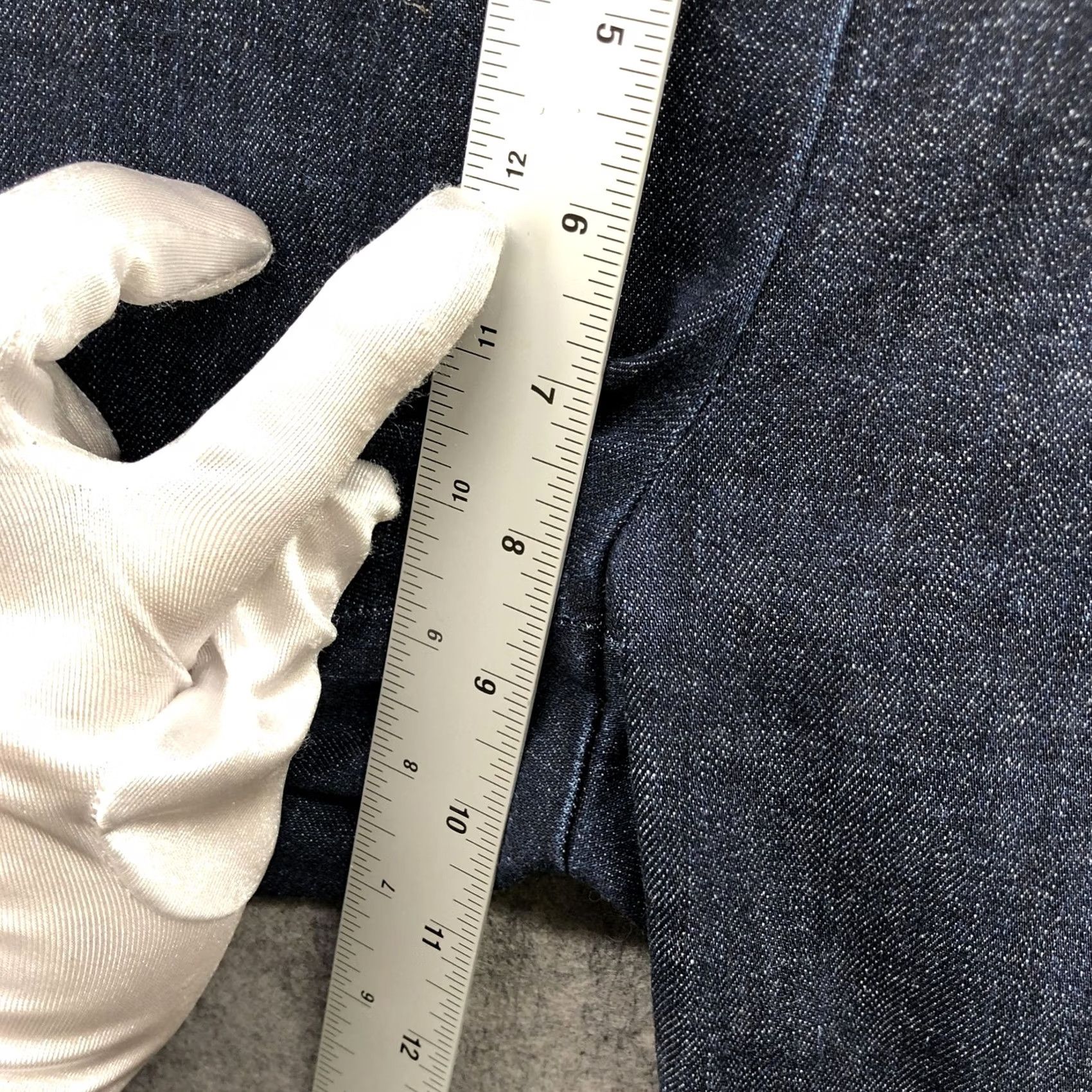 J Brand J. Brand Cropped Skinny Jeans Womens Size 24 Dark Wash Side Zip Mid Rise Jeans Women 24 Skinny 27in inseam Size 42" / US 20 - 7 Thumbnail