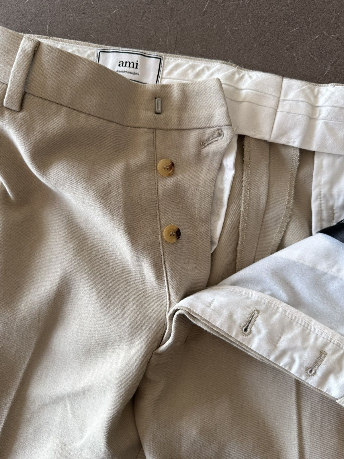 AMI Ami Paris Tan Pant – Size 42 FR / 32 US Size US 32 / EU 48 - 5 Thumbnail