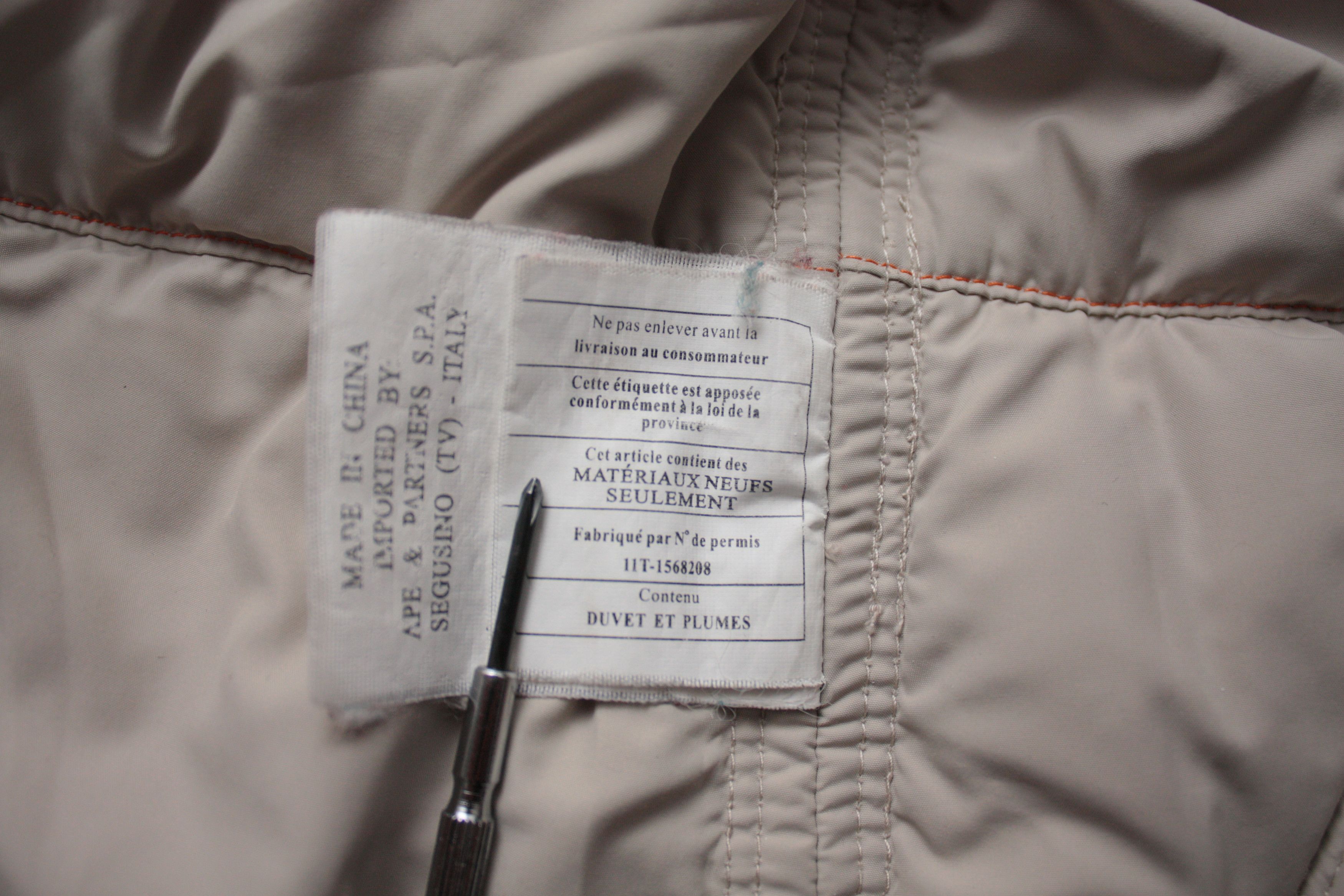 Parajumpers Parajumpers Masterpiece Series Beige Puffer Down Parka Size US M / EU 48-50 / 2 - 8 Thumbnail