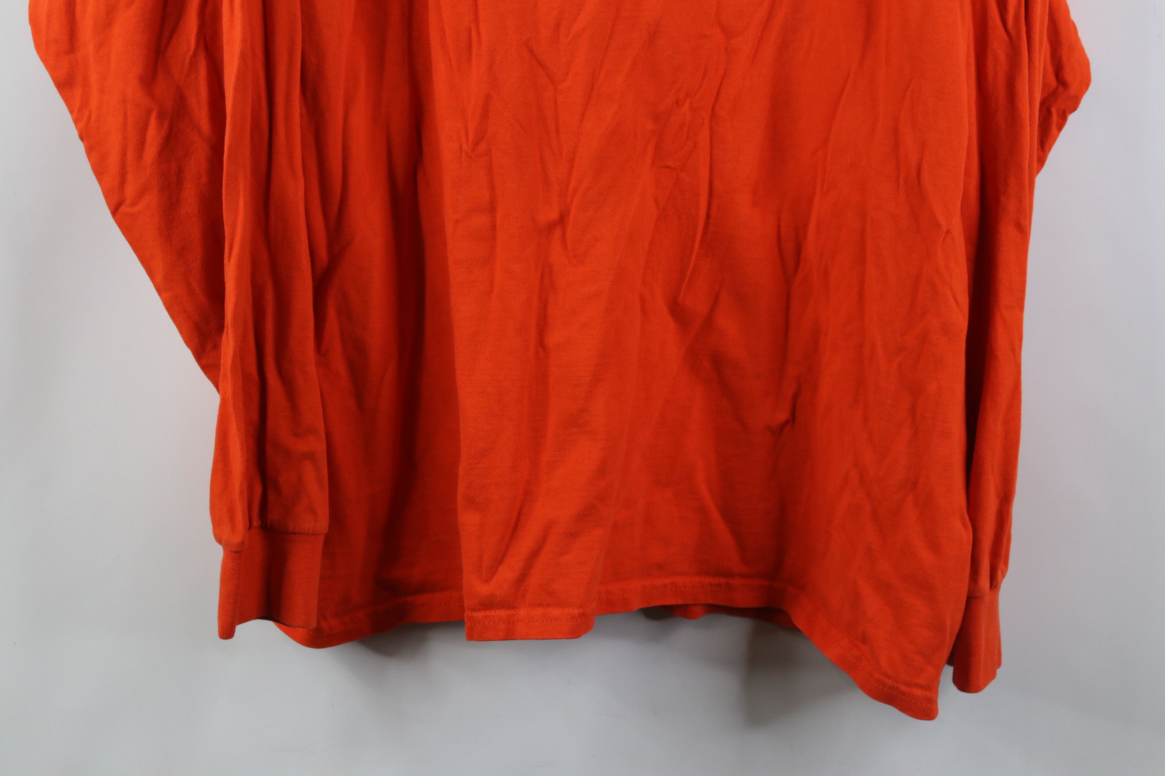 Vintage Vintage Y2K Streetwear Surfing Long Sleeve T-Shirt Orange Size US XXL / EU 58 / 5 - 3 Thumbnail