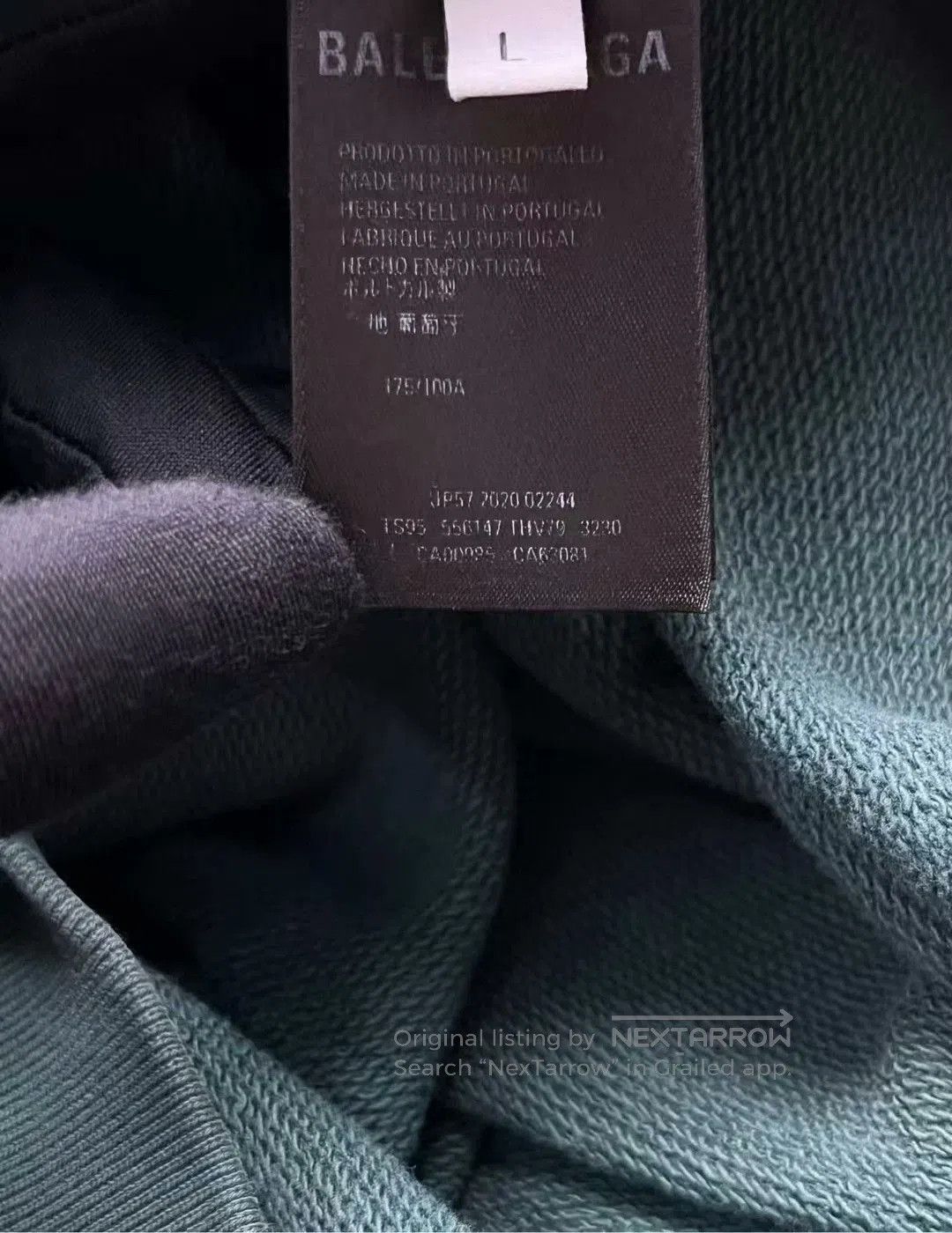 Balenciaga vintage green balenciaga logo sweatshirt. Size US L / EU 52-54 / 3 - 4 Thumbnail