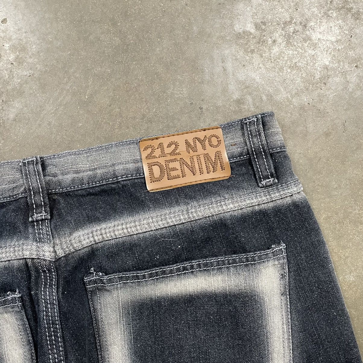 Affliction × Vintage Vintage Y2K 212 NYC Faded Baggy Jorts Skater Grunge Cyber Size US 34 / EU 50 - 3 Thumbnail