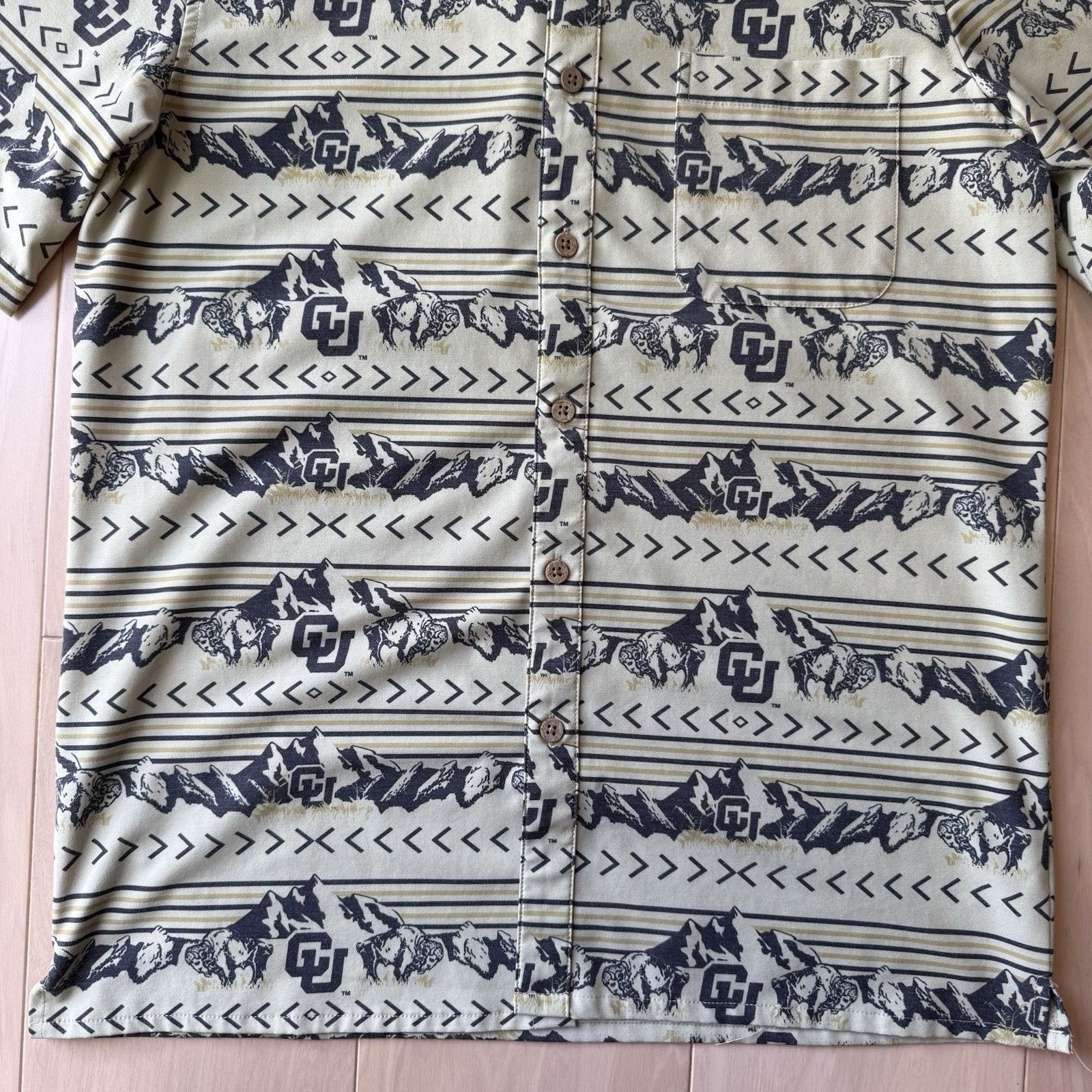 Other Colorado Buffaloes Shirt M Multicolor Tellum Chop Short Size US M / EU 48-50 / 2 - 4 Thumbnail