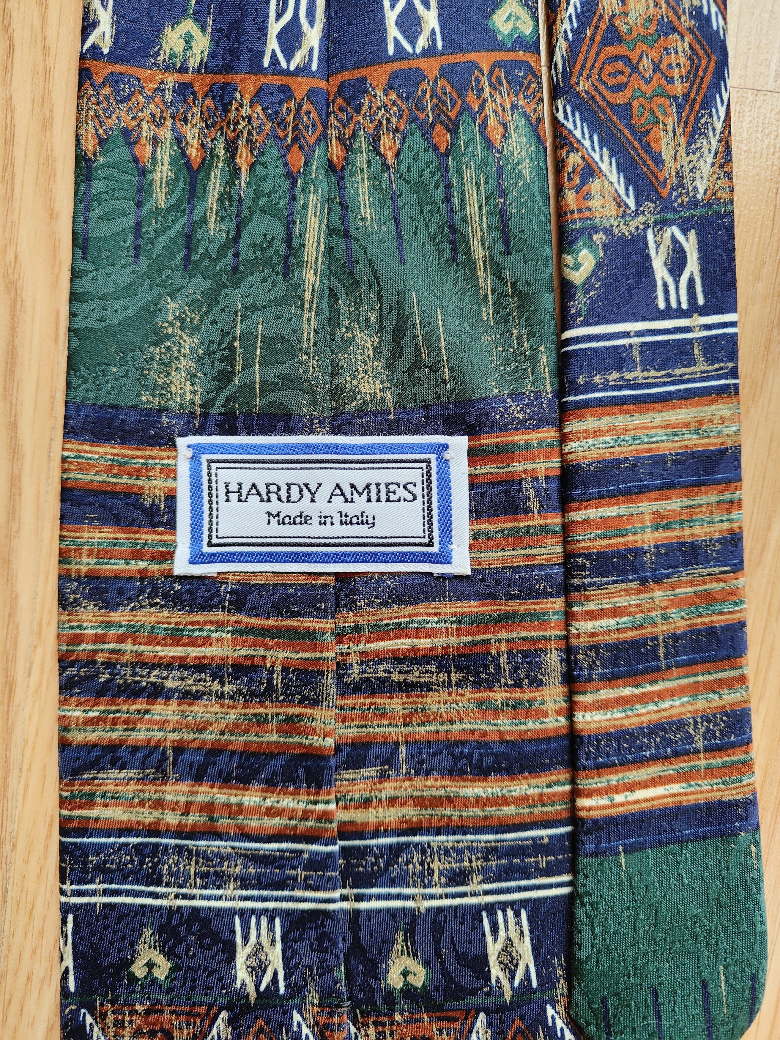 Hardy Amies Vintage Hardy Amies Tie Silk Italy Tie Hardy Amies Size ONE SIZE - 4 Thumbnail