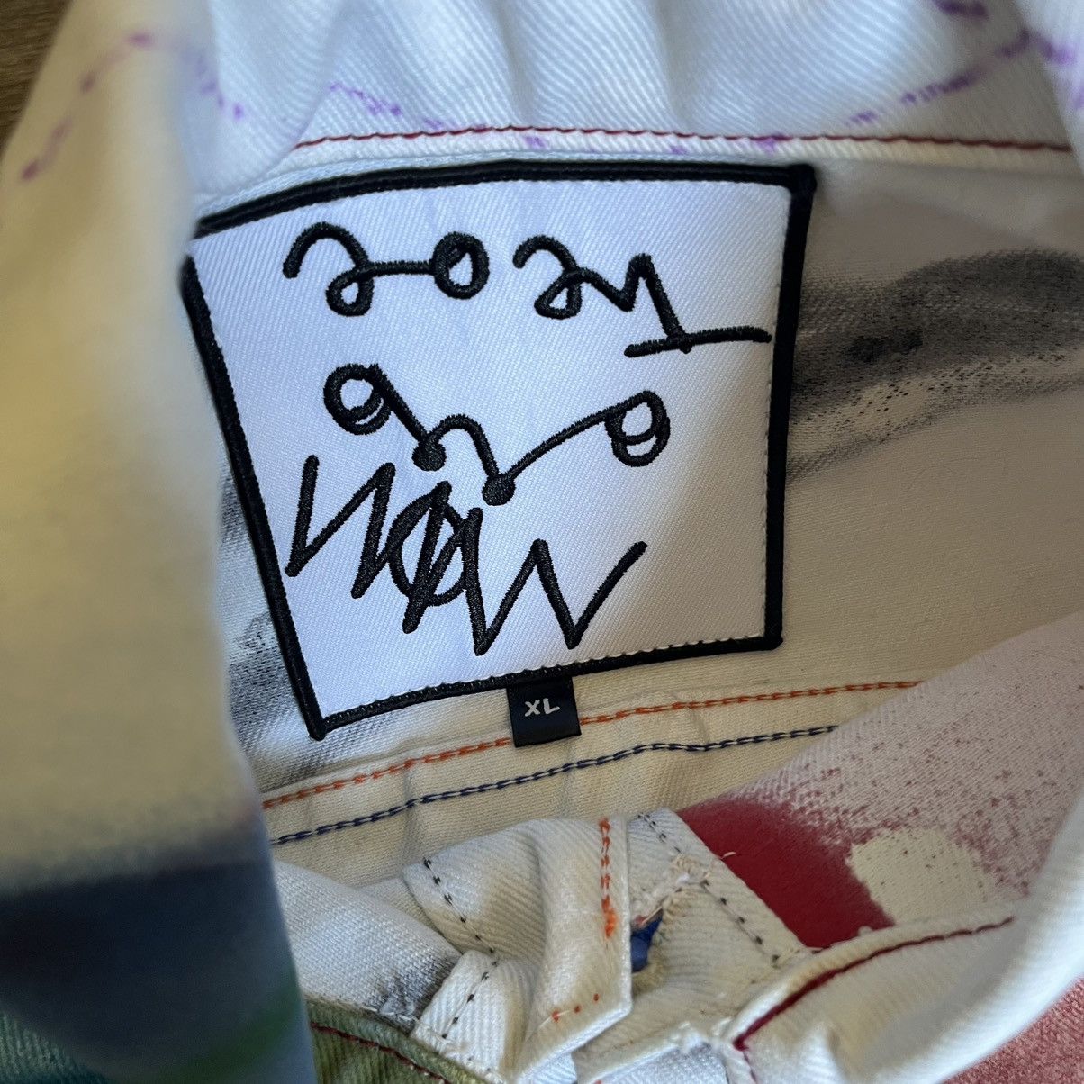 Asspizza Asspizza 2021 Therapy Spray Paint Denim Jean Jacket Rare Size US XL / EU 56 / 4 - 7 Thumbnail